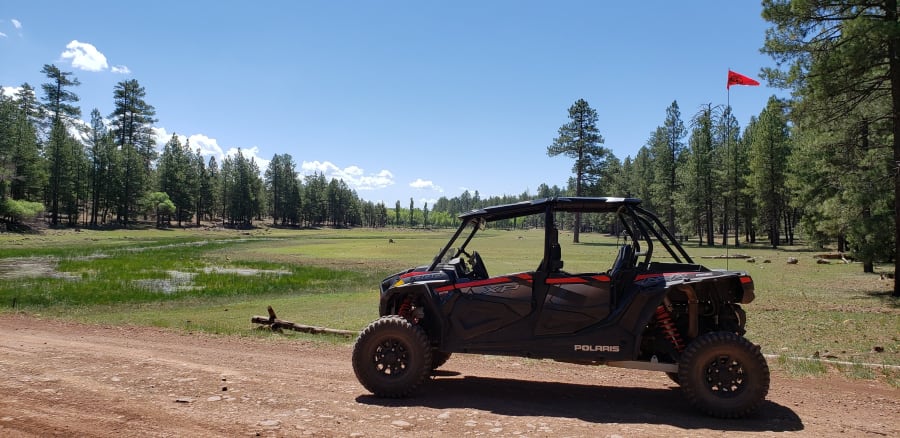Red-rock trail riding near Flagstaff