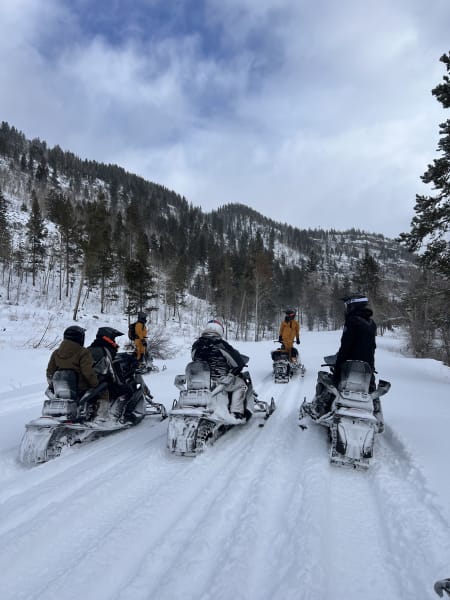 Polaris Snowmobile Ride at Uinta Adventures in Kamas, Utah
