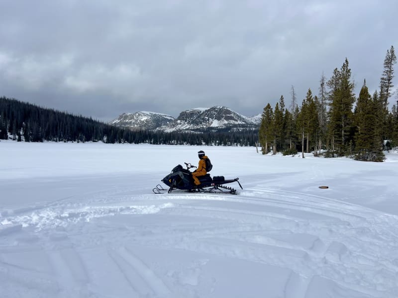 Polaris Snowmobile Ride at Uinta Adventures in Kamas, Utah
