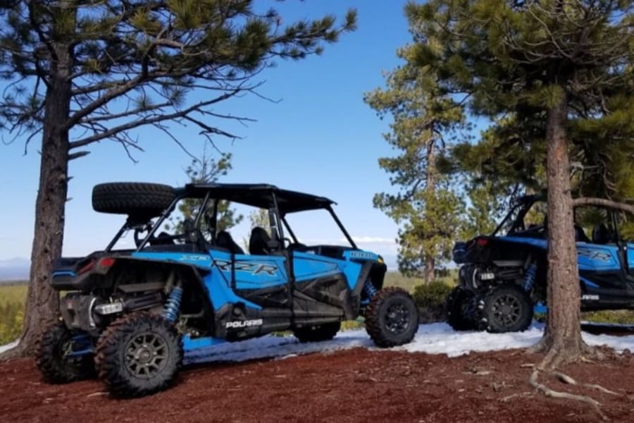 Blue Polaris RZRs in Oregon