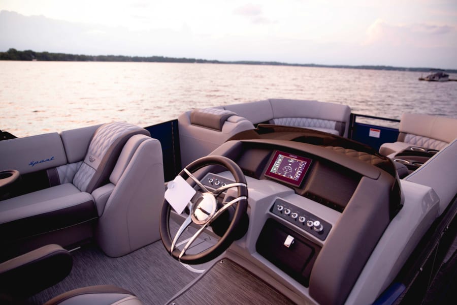 Interior of pontoon