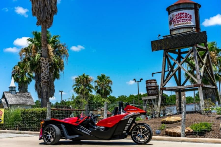Red Polaris Slingshot