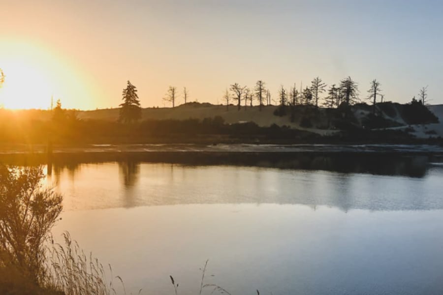 Sunset scene in Oregon