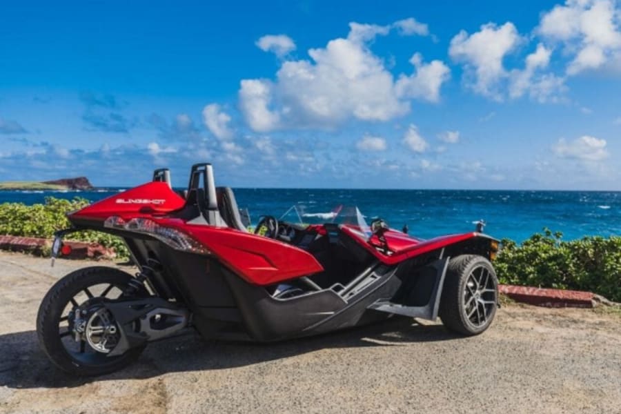 Red Polaris Slingshot by ocean