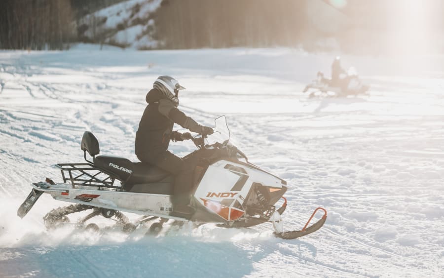 Polaris Snowmobile Ride