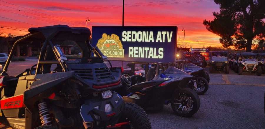 Sunset at Sedona ATV Rentals