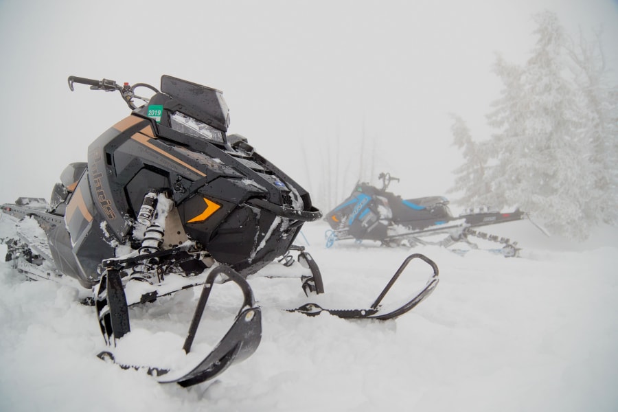 Polaris snowmobile