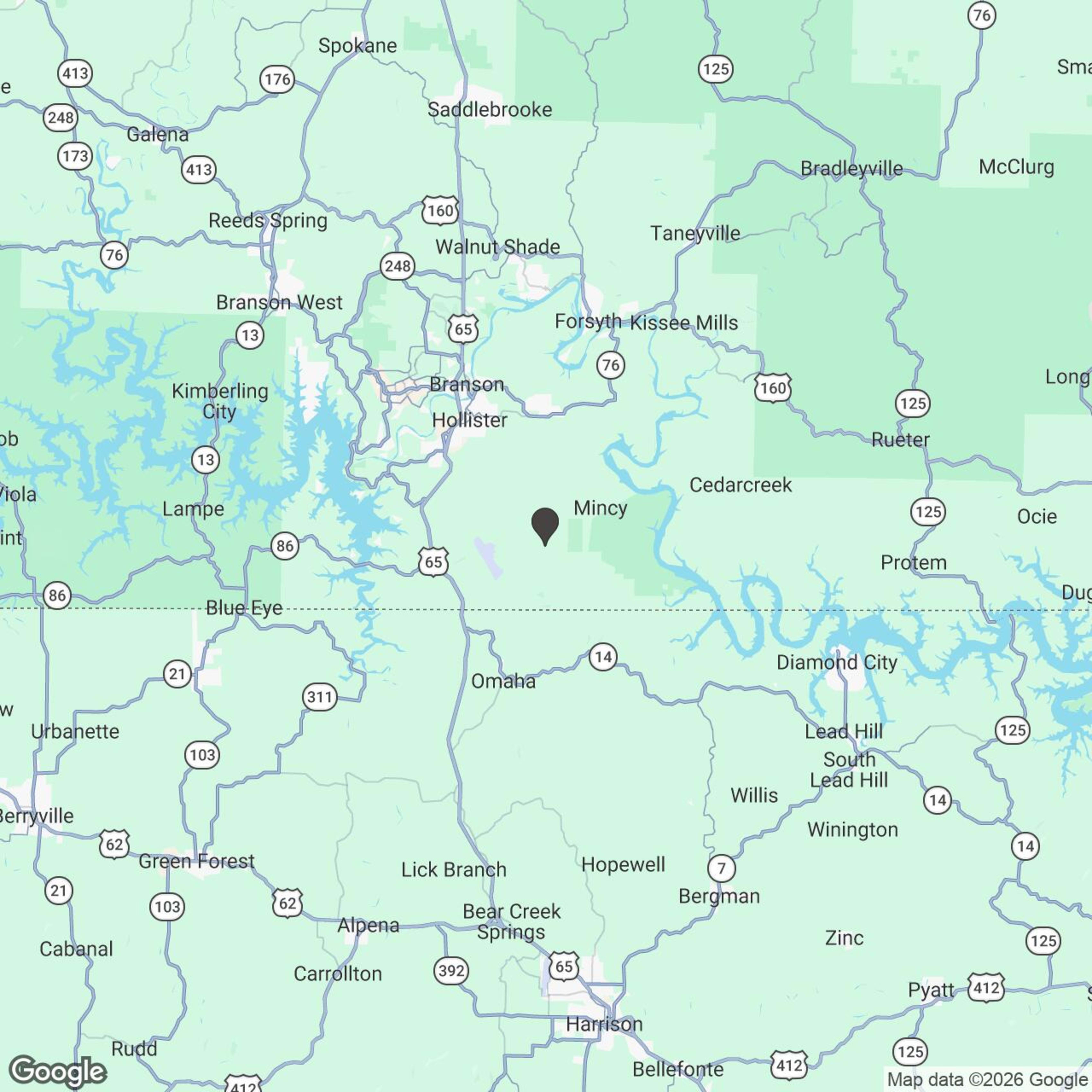 Map showing location of TexPlex at Fox Creek Park