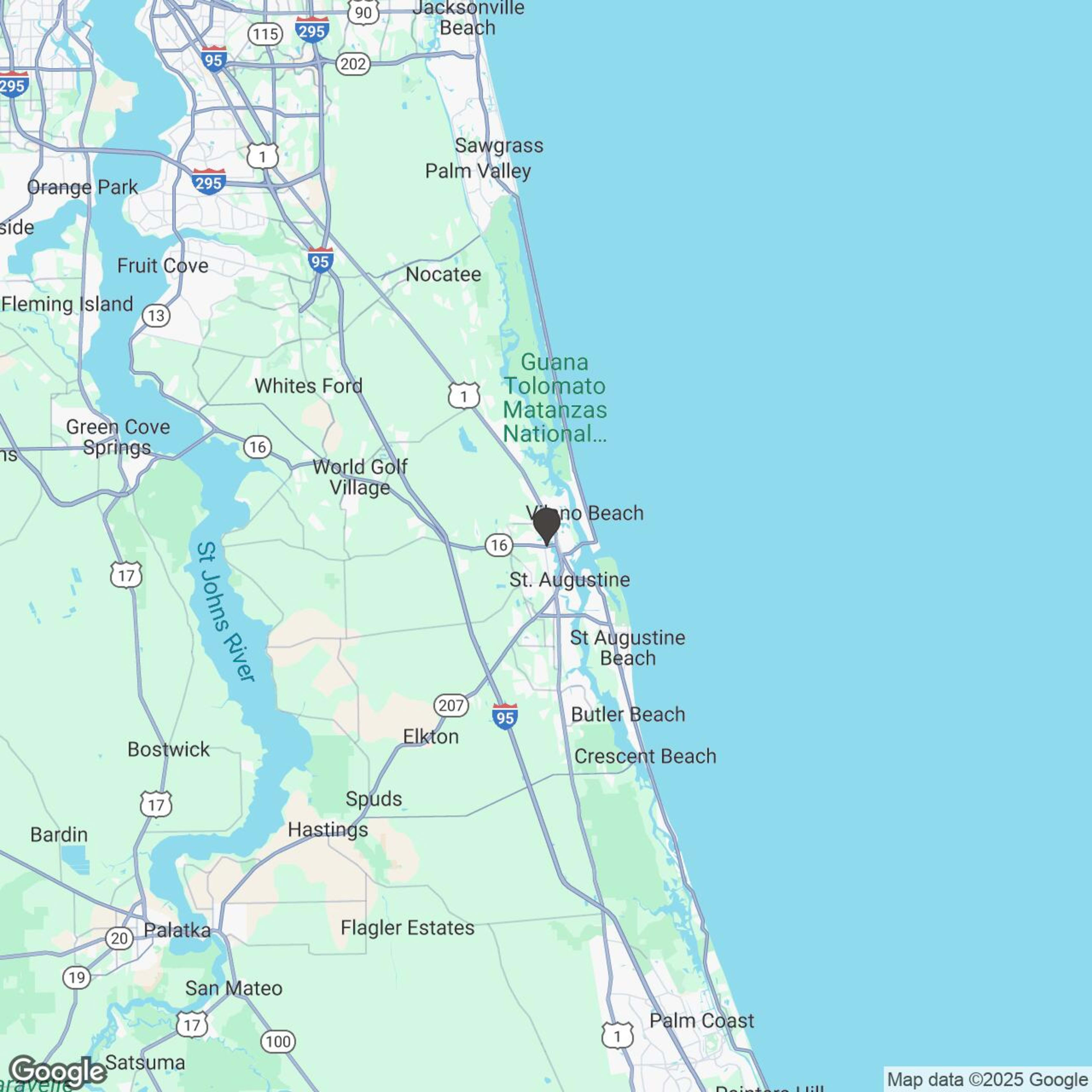 Map showing location of Ancient City Slingshots