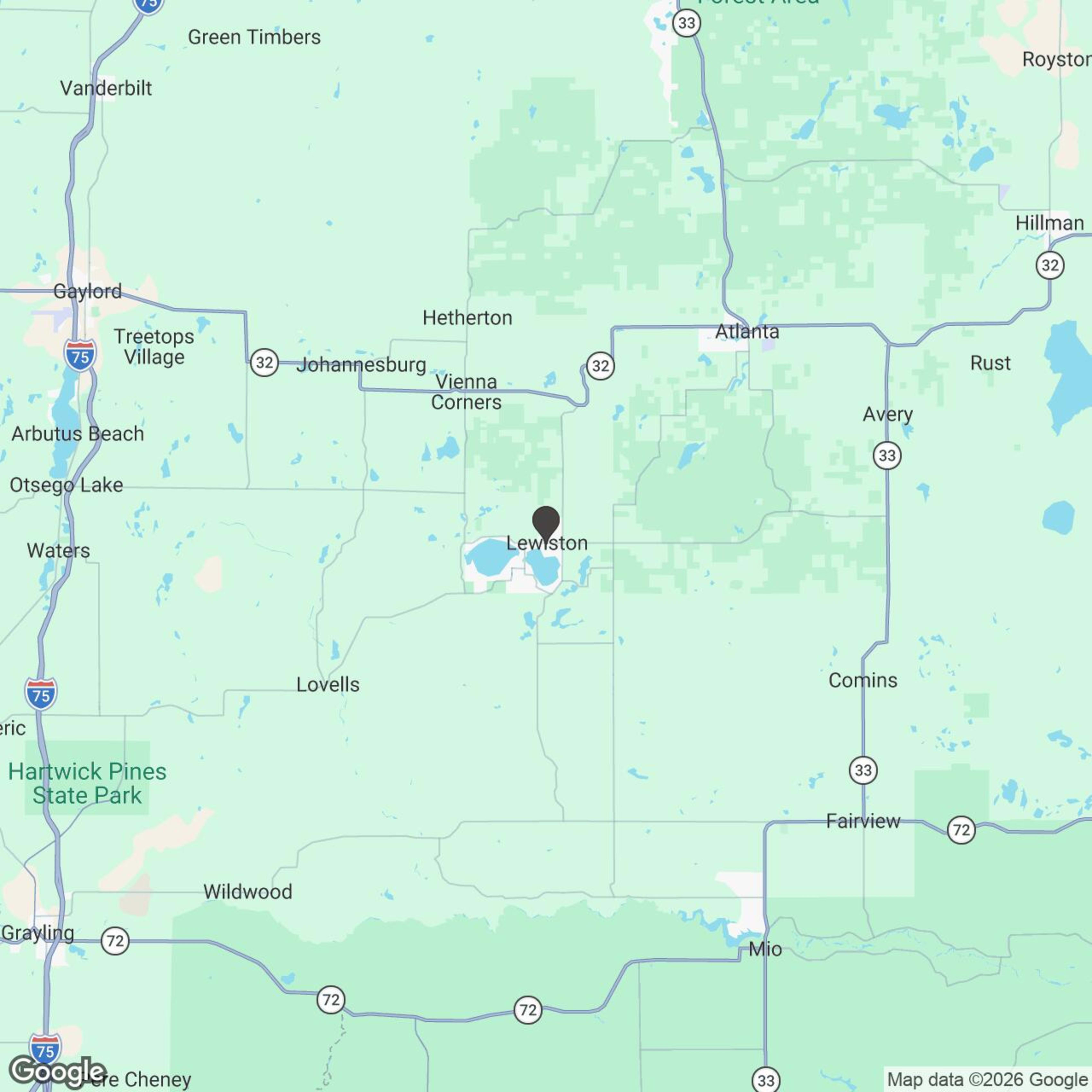 Map showing location of Toy Crate Power Sports