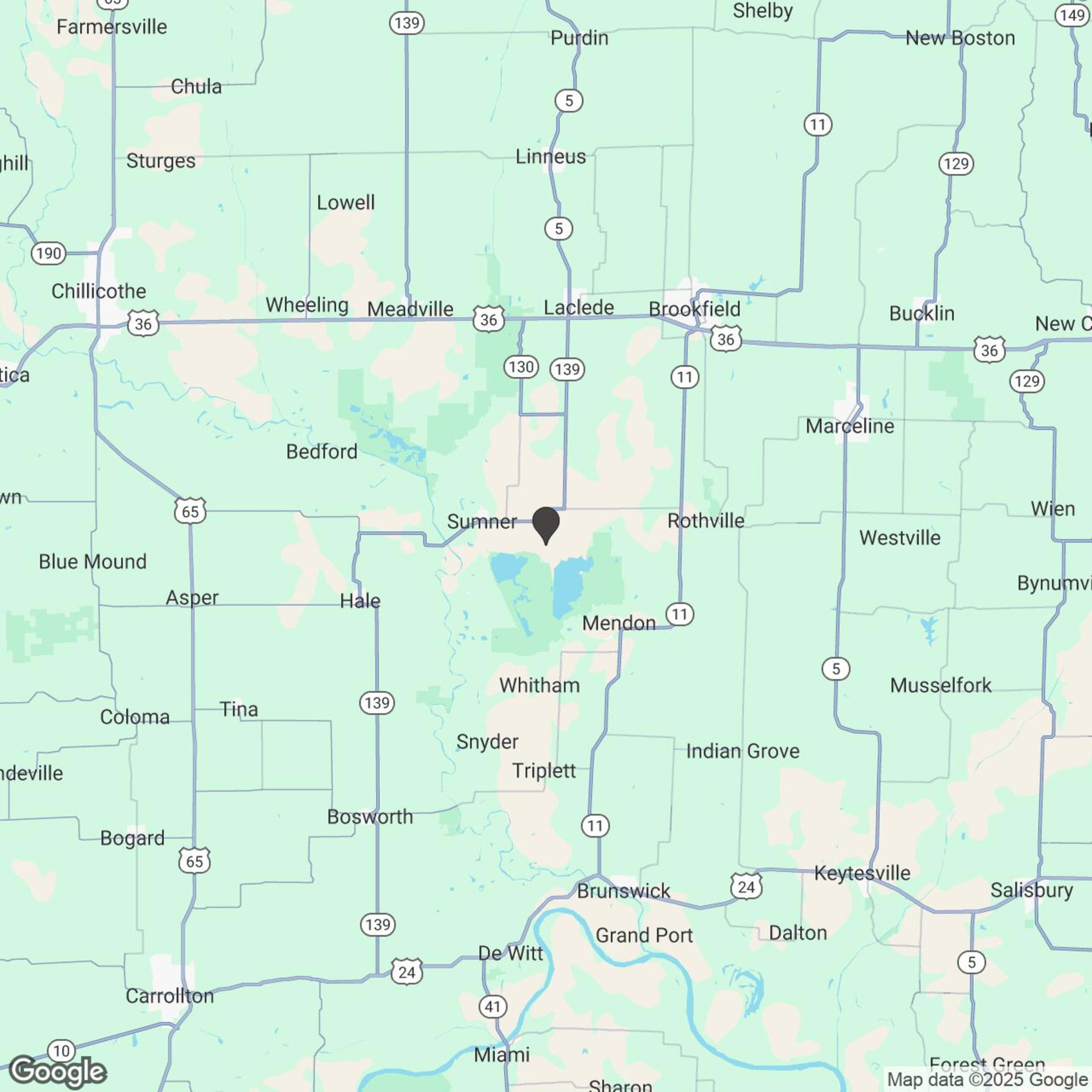 Map showing location of Habitat Flats