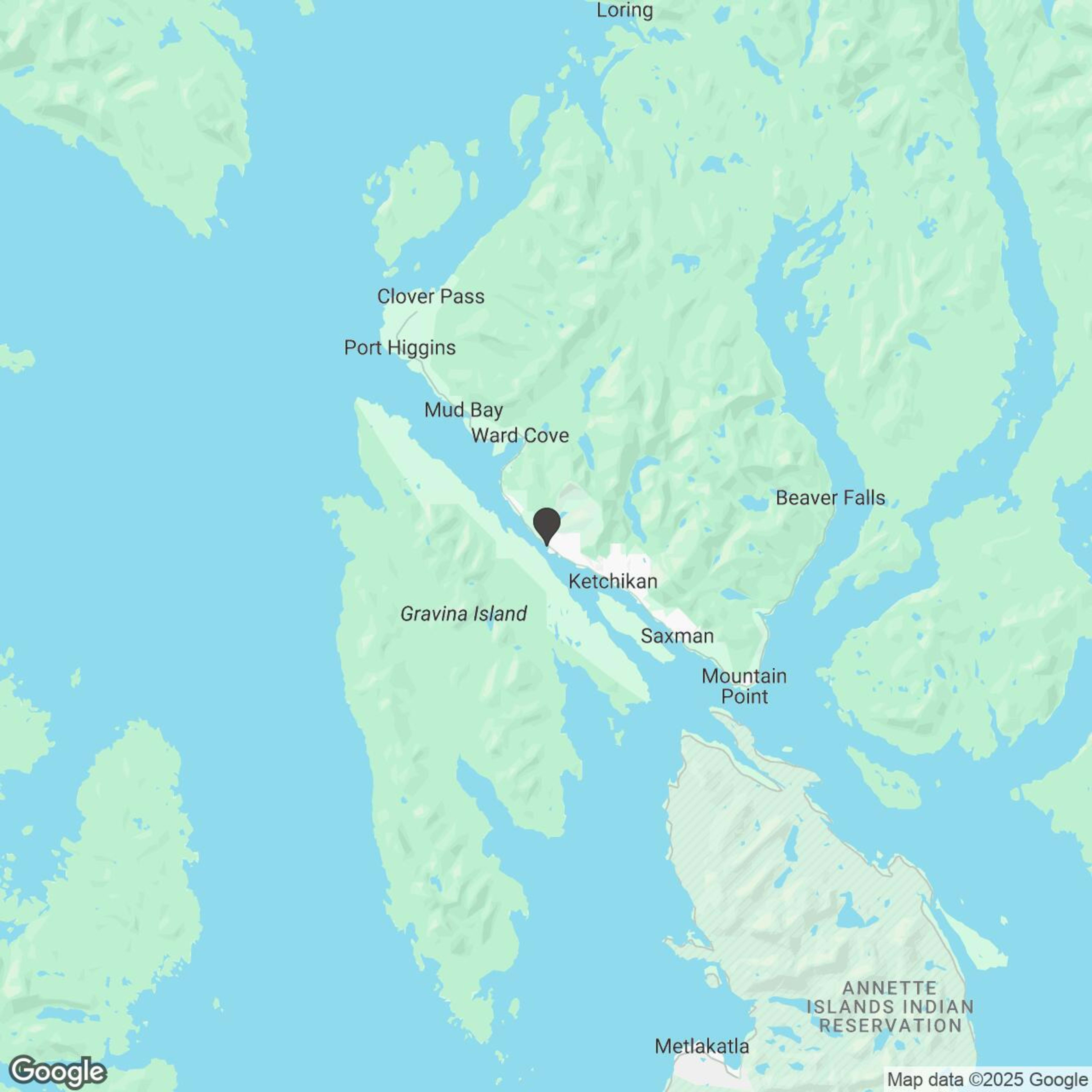 Map showing location of Kawanti Adventures