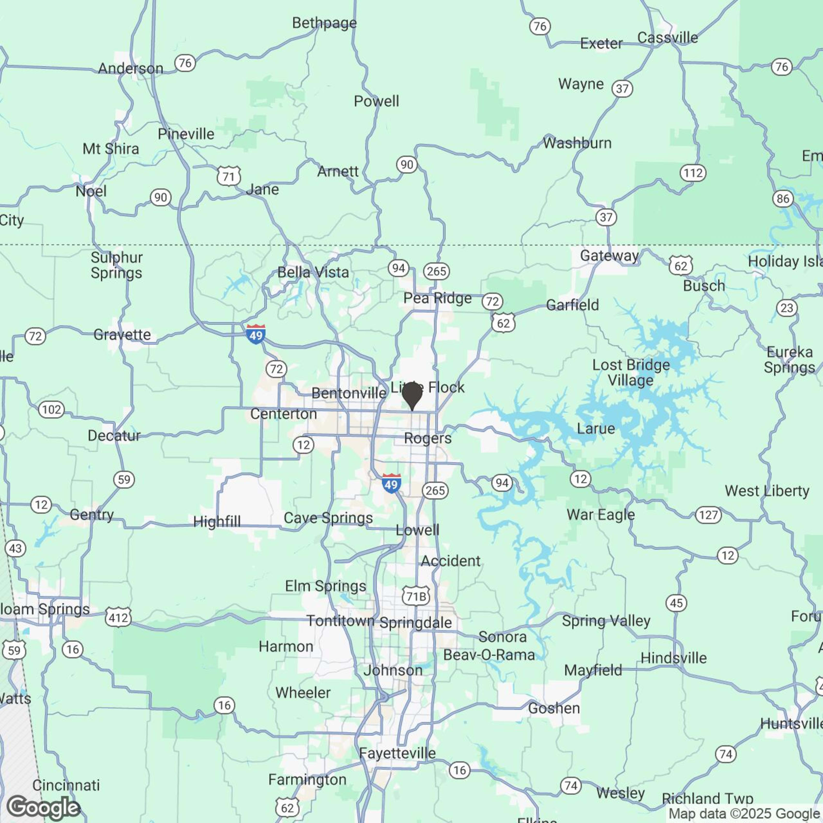 Map showing location of Heritage Indian Motorcycle