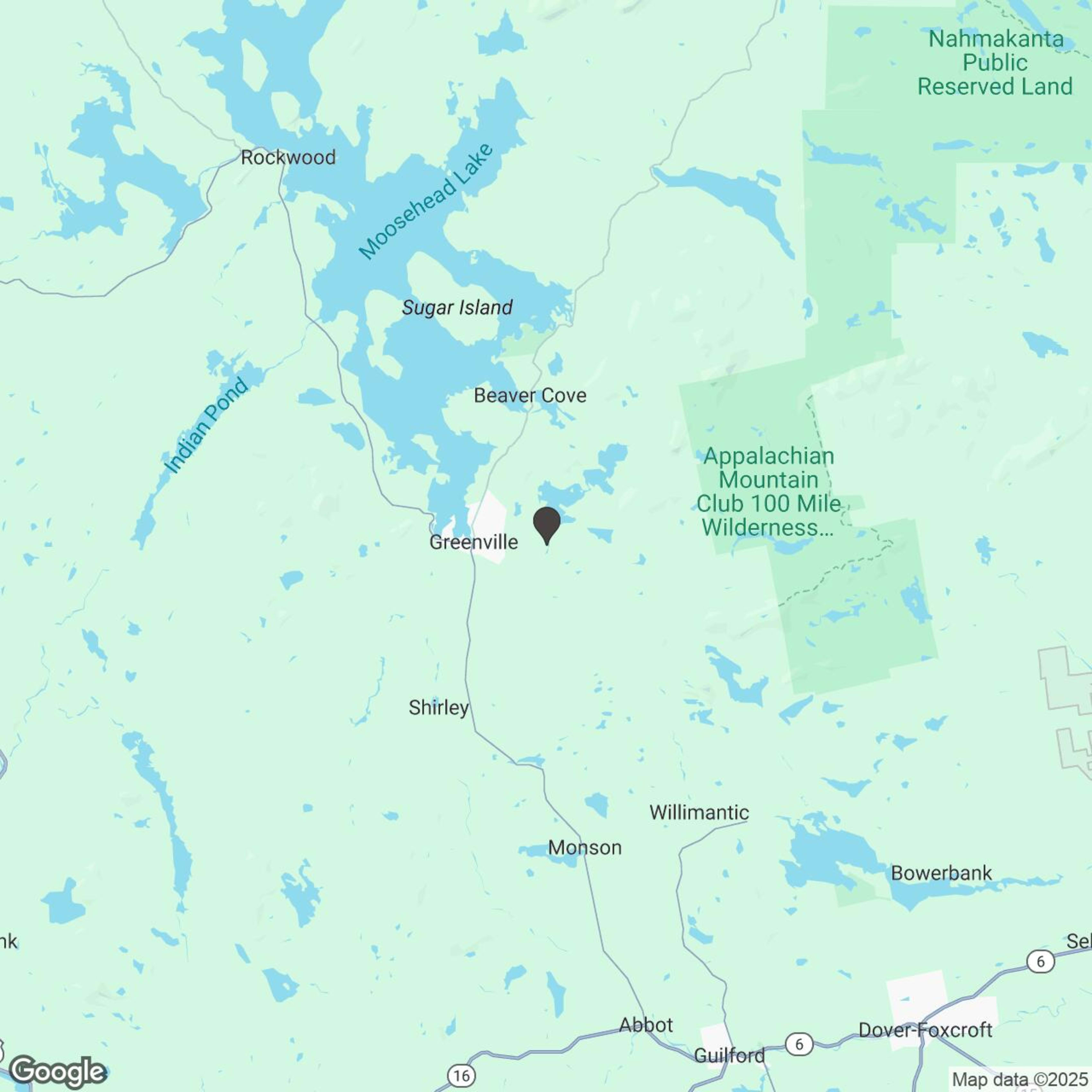 Map showing location of Wild Ones Rentals