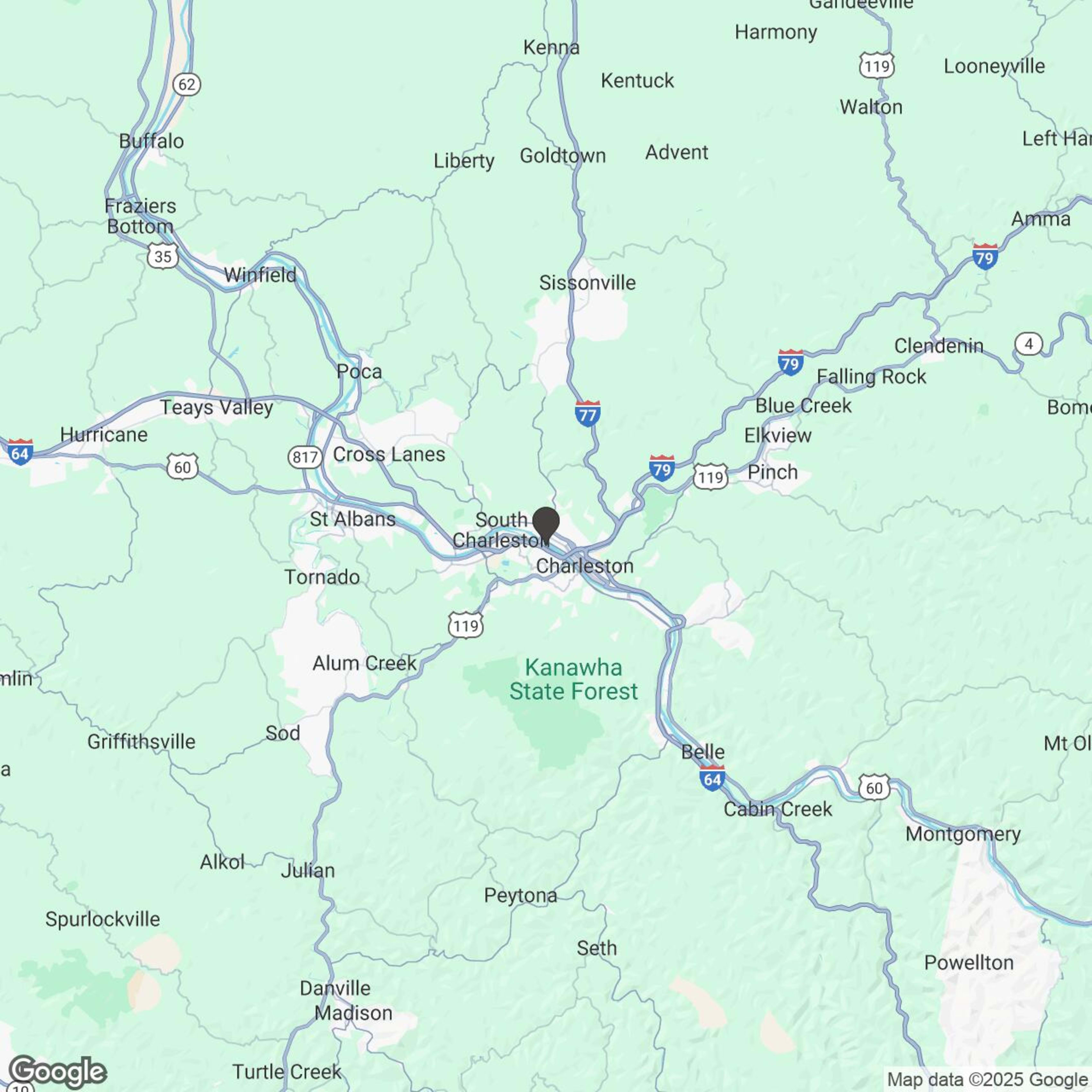 Map showing location of Trojan Landing Marine