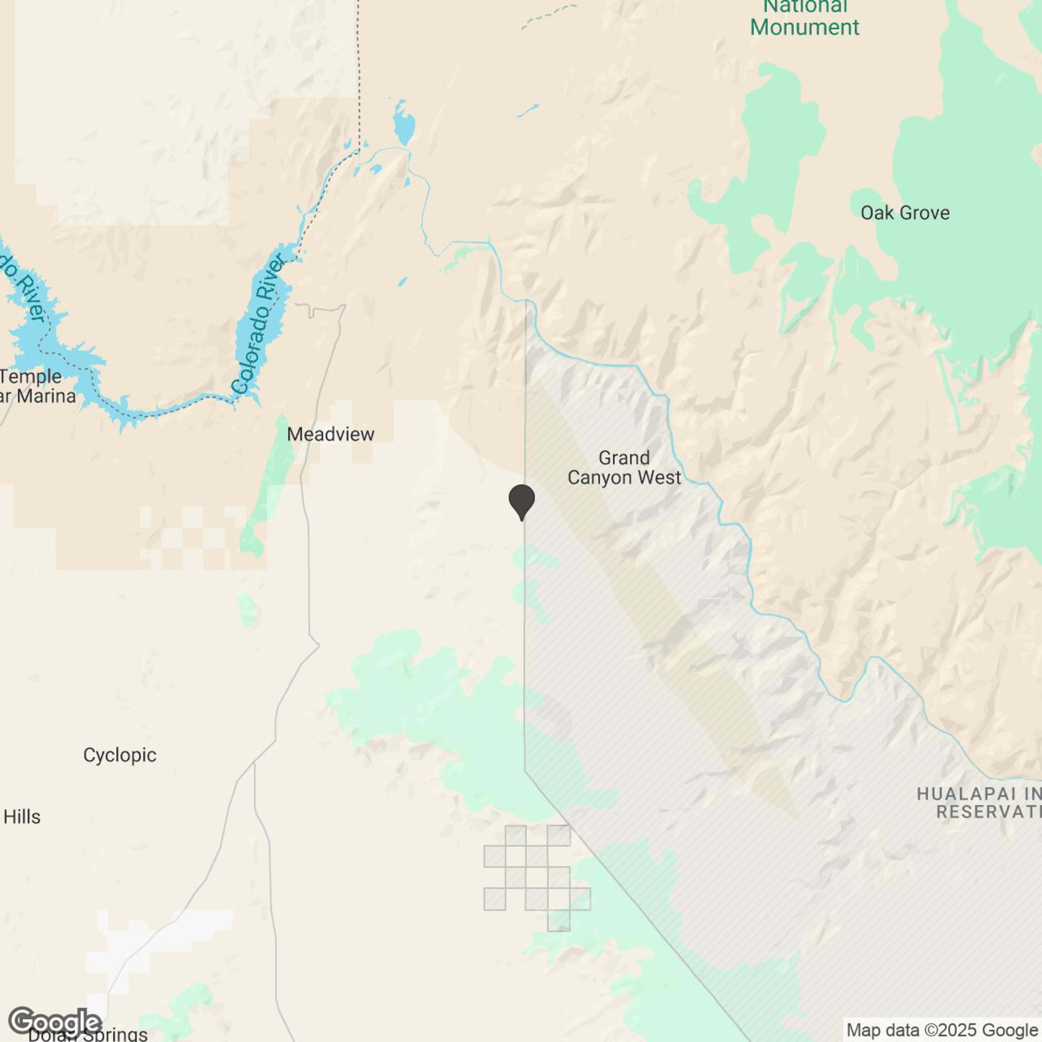 Map showing location of Las Vegas Outdoor Adventures - Las Vegas RZR Rentals