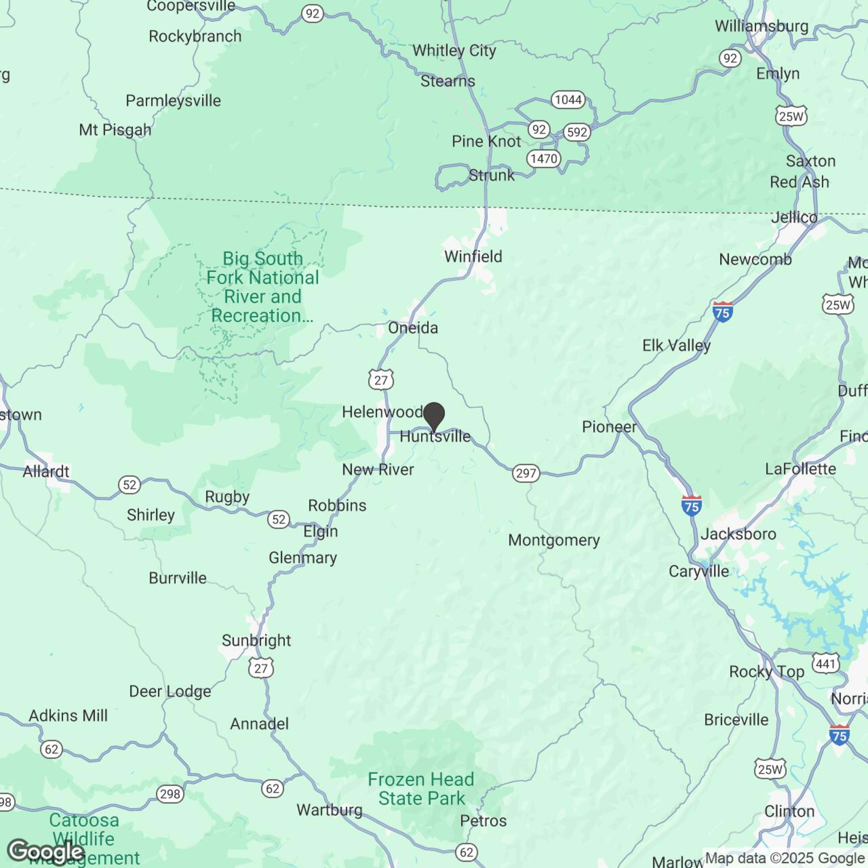 Map showing location of Brimstone Recreation