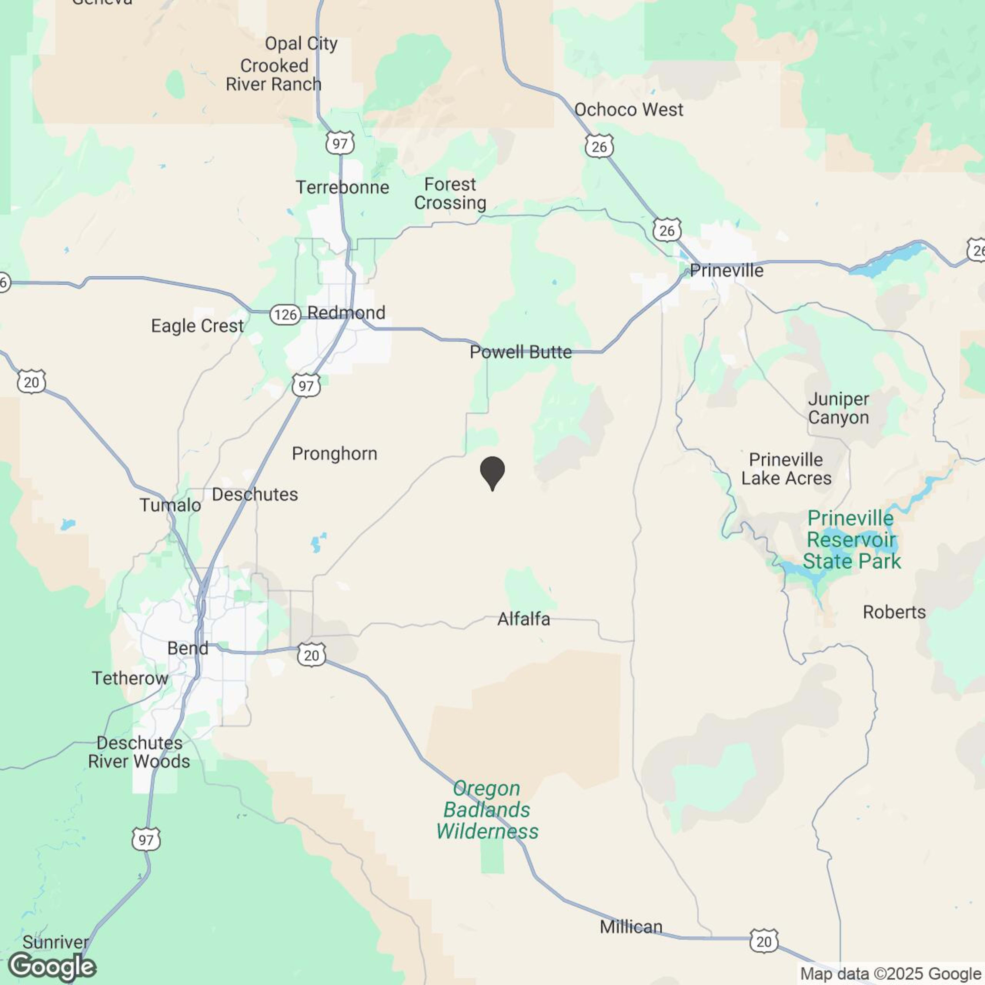 Map showing location of Octane Adventures - Brasada Ranch