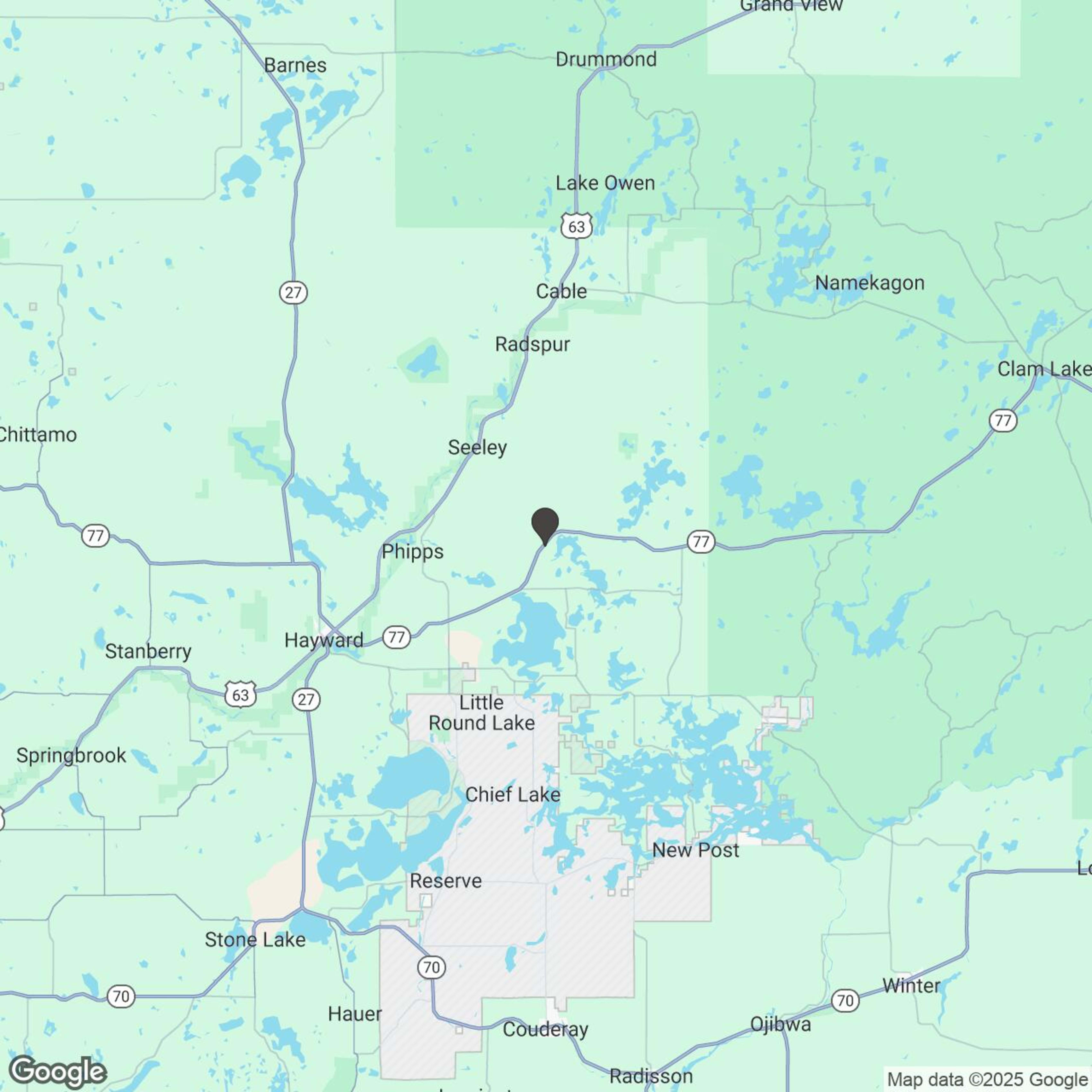 Map showing location of Hayward Power Sports