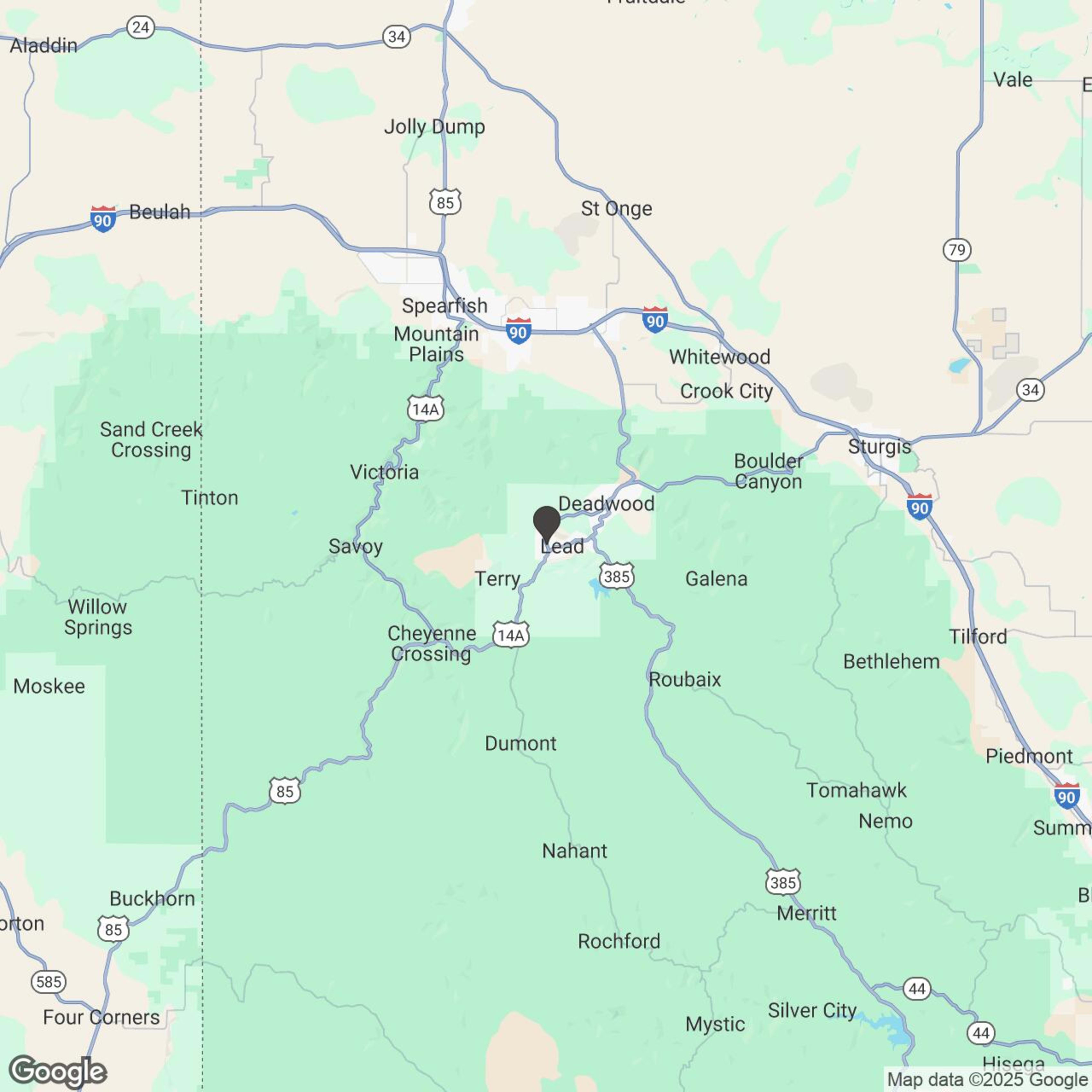 Map showing location of UTV Rental - Single Day