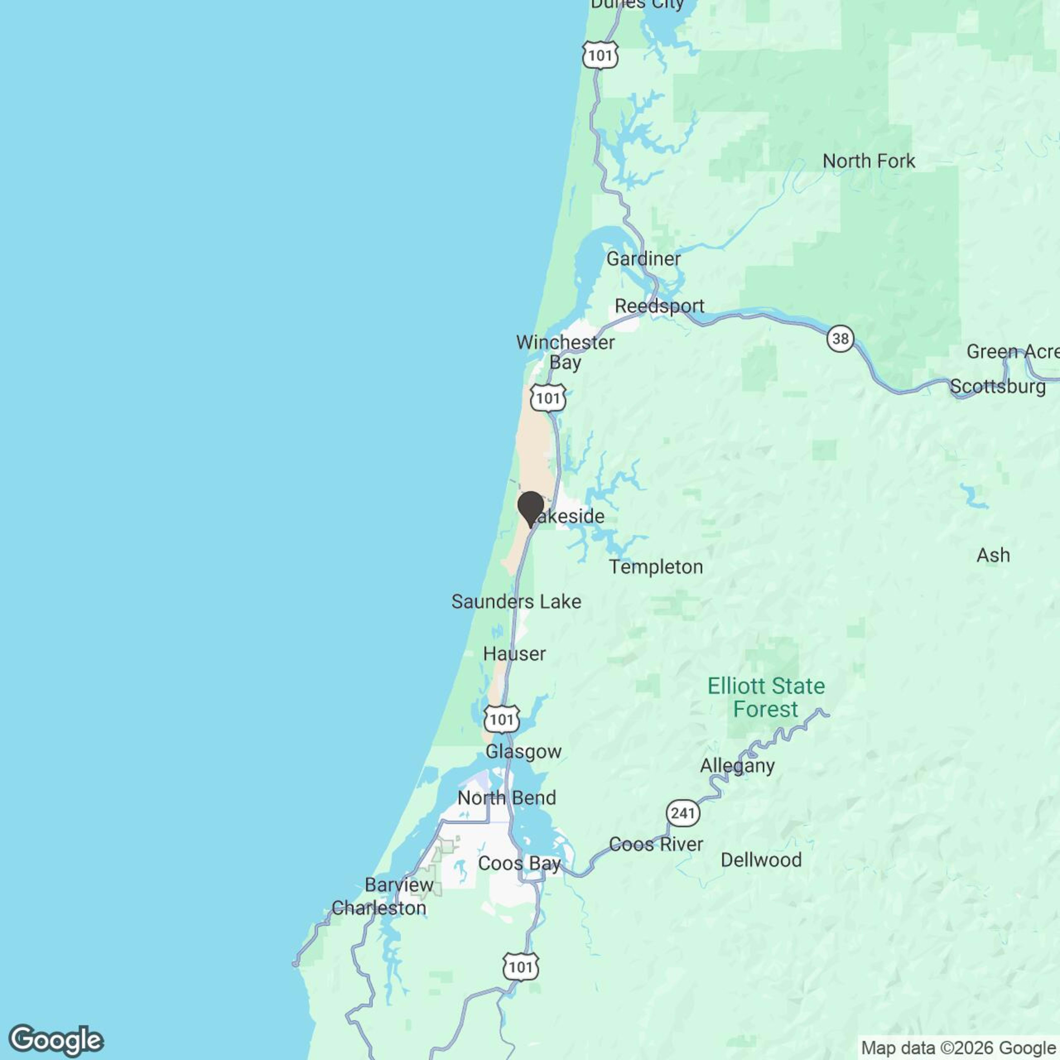 Map showing location of 4 Hour Dune Rental Adventure