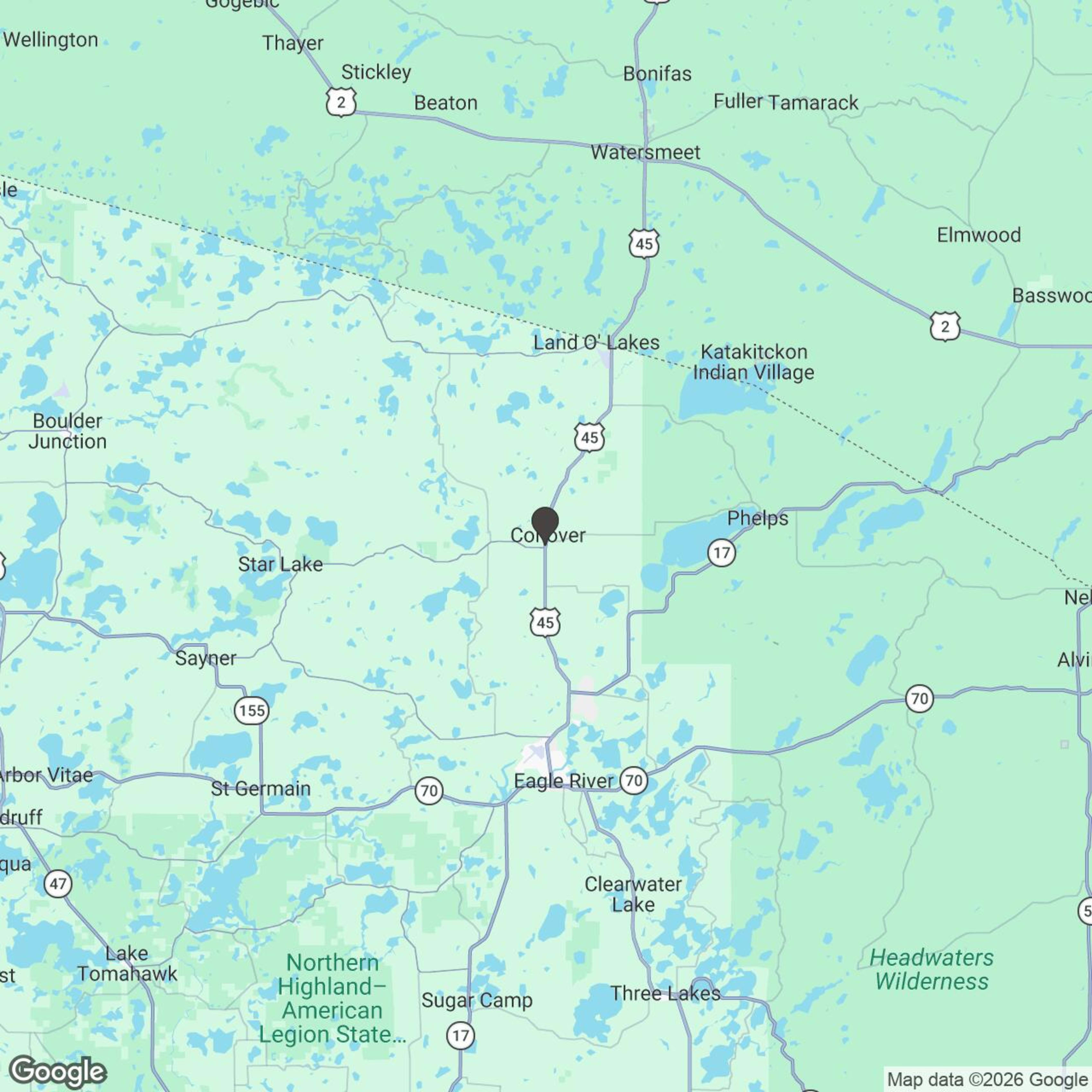 Map showing location of 17" 2016 Tracker Boat Pro Fishing Boat 2026/27