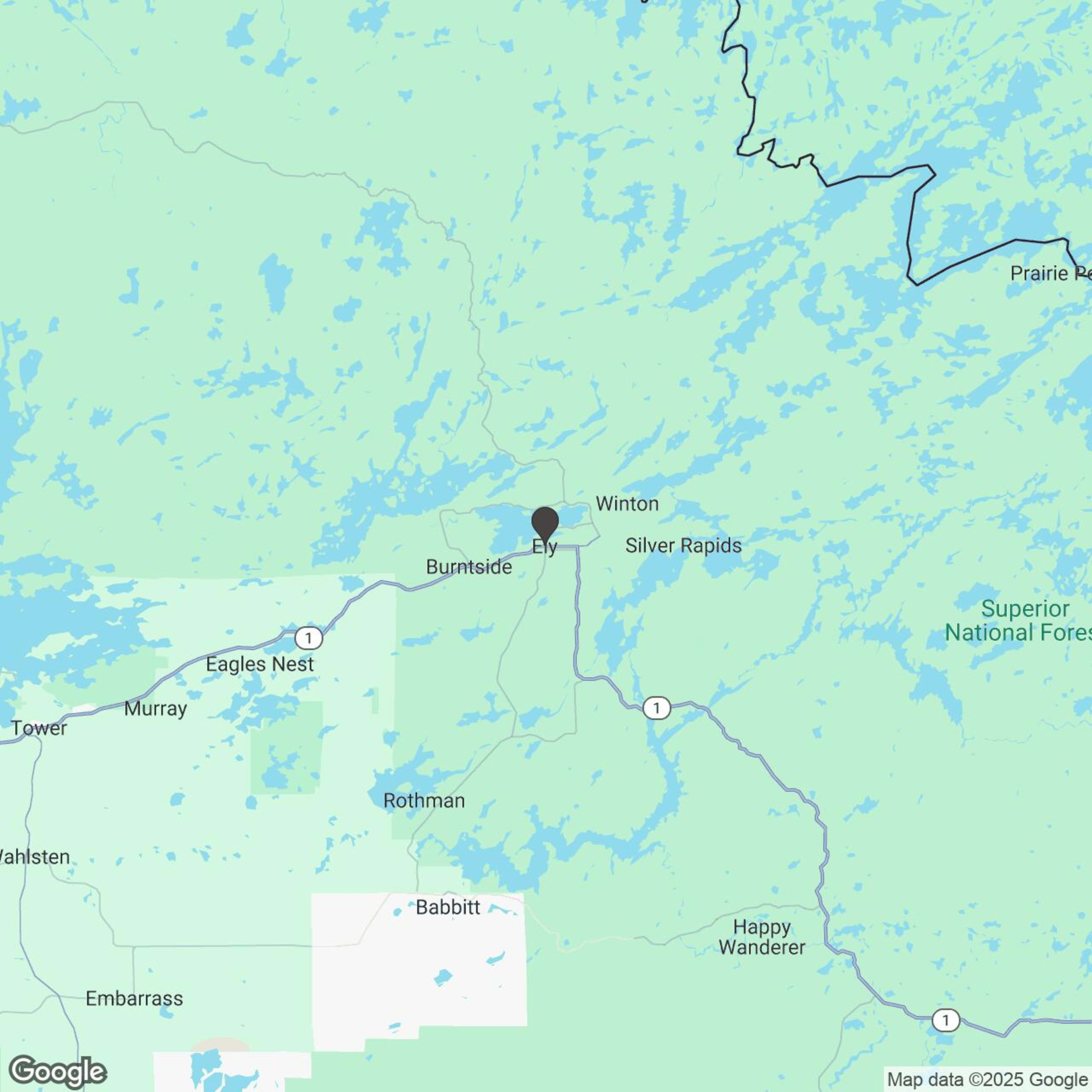 Map showing location of Multi-Day Off-Road Adventure
