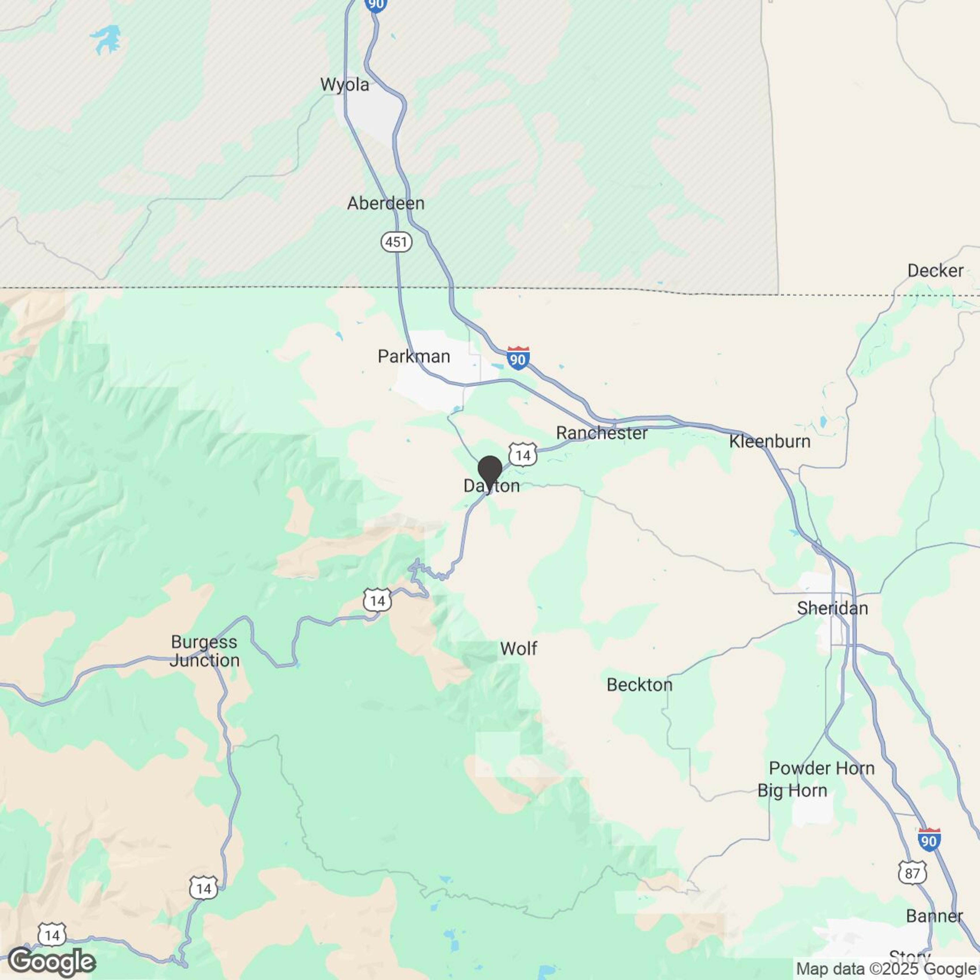 Map showing location of Side-by-Side Self-Guided Hourly Rentals