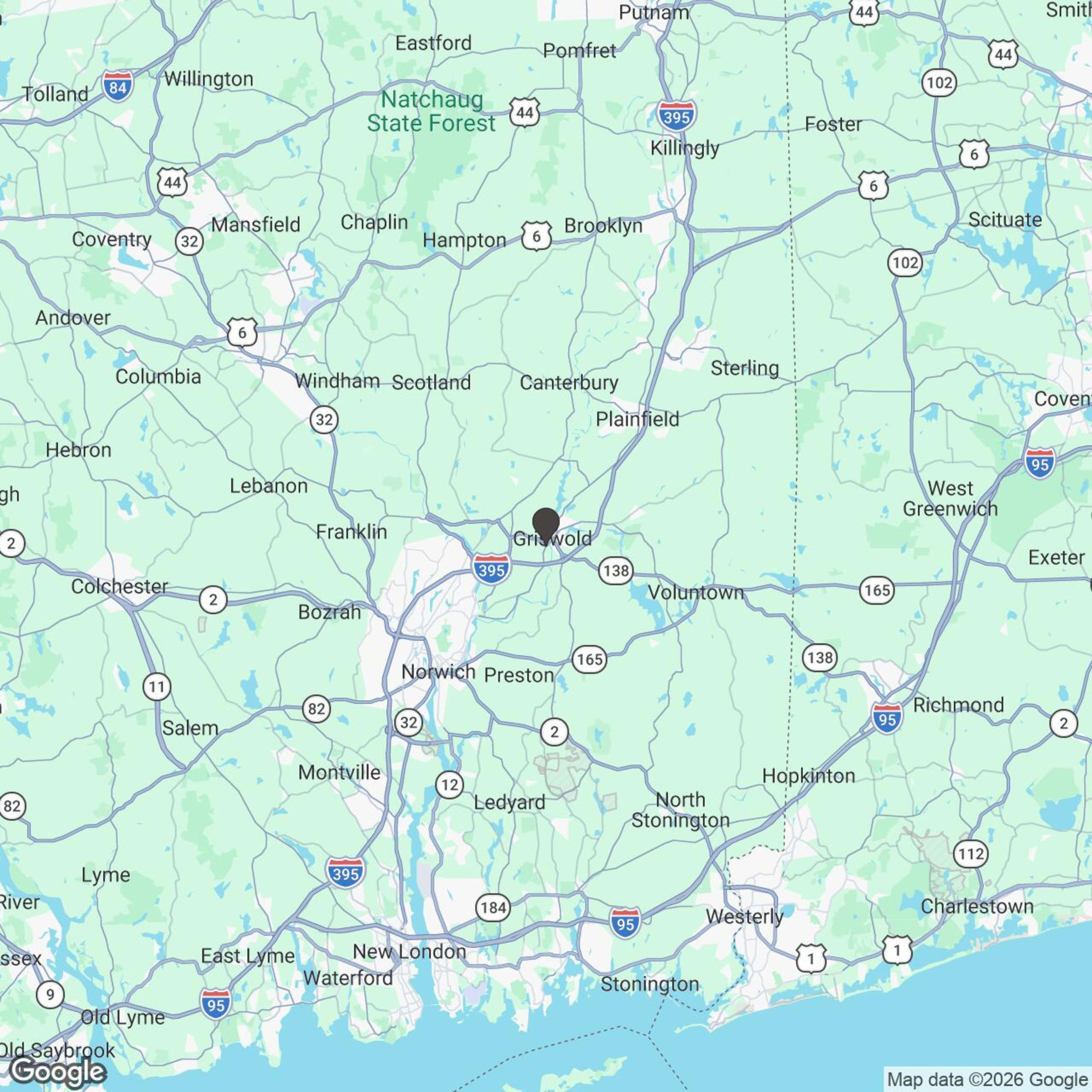 Map showing location of Golf Cart Rental