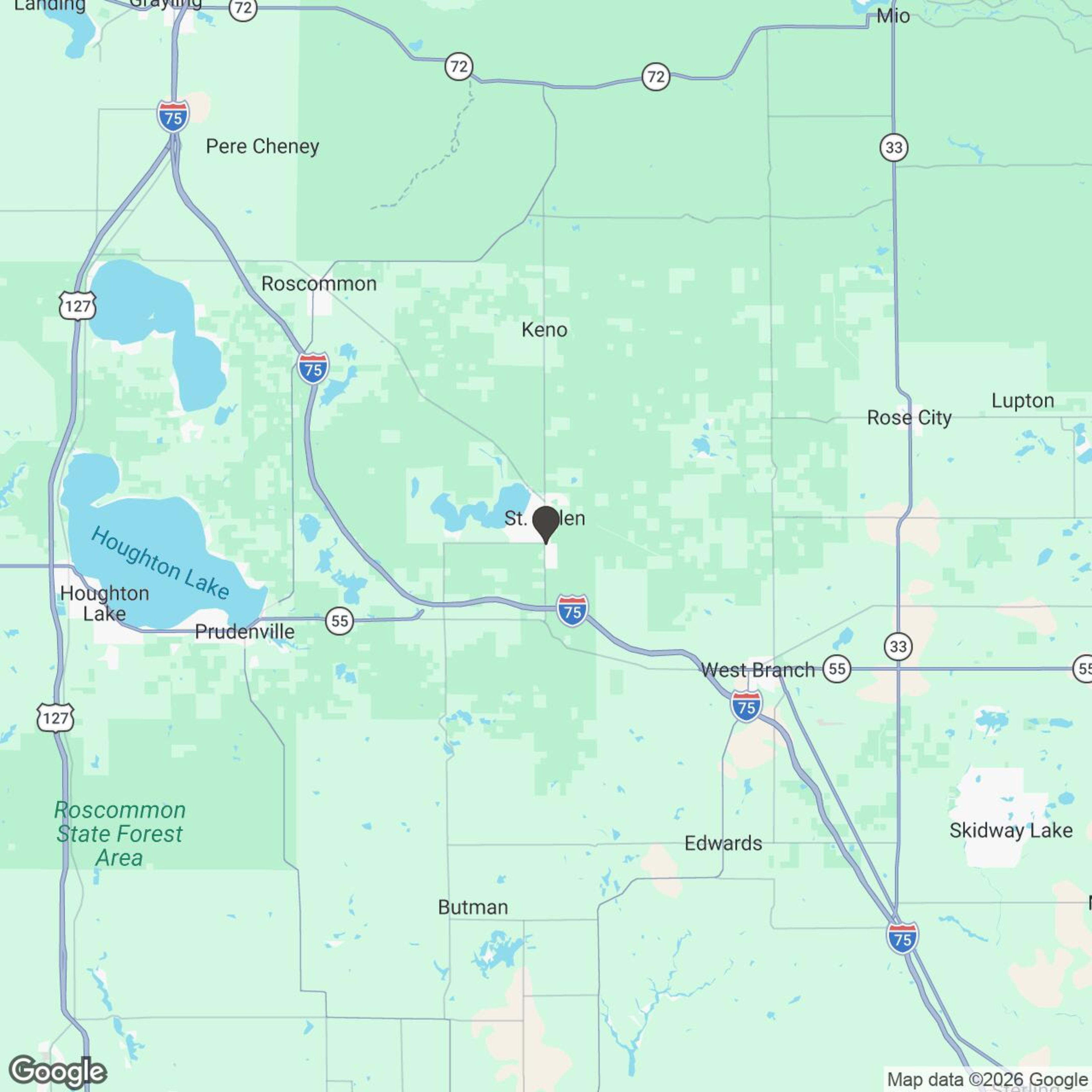 Map showing location of Daily Rentals