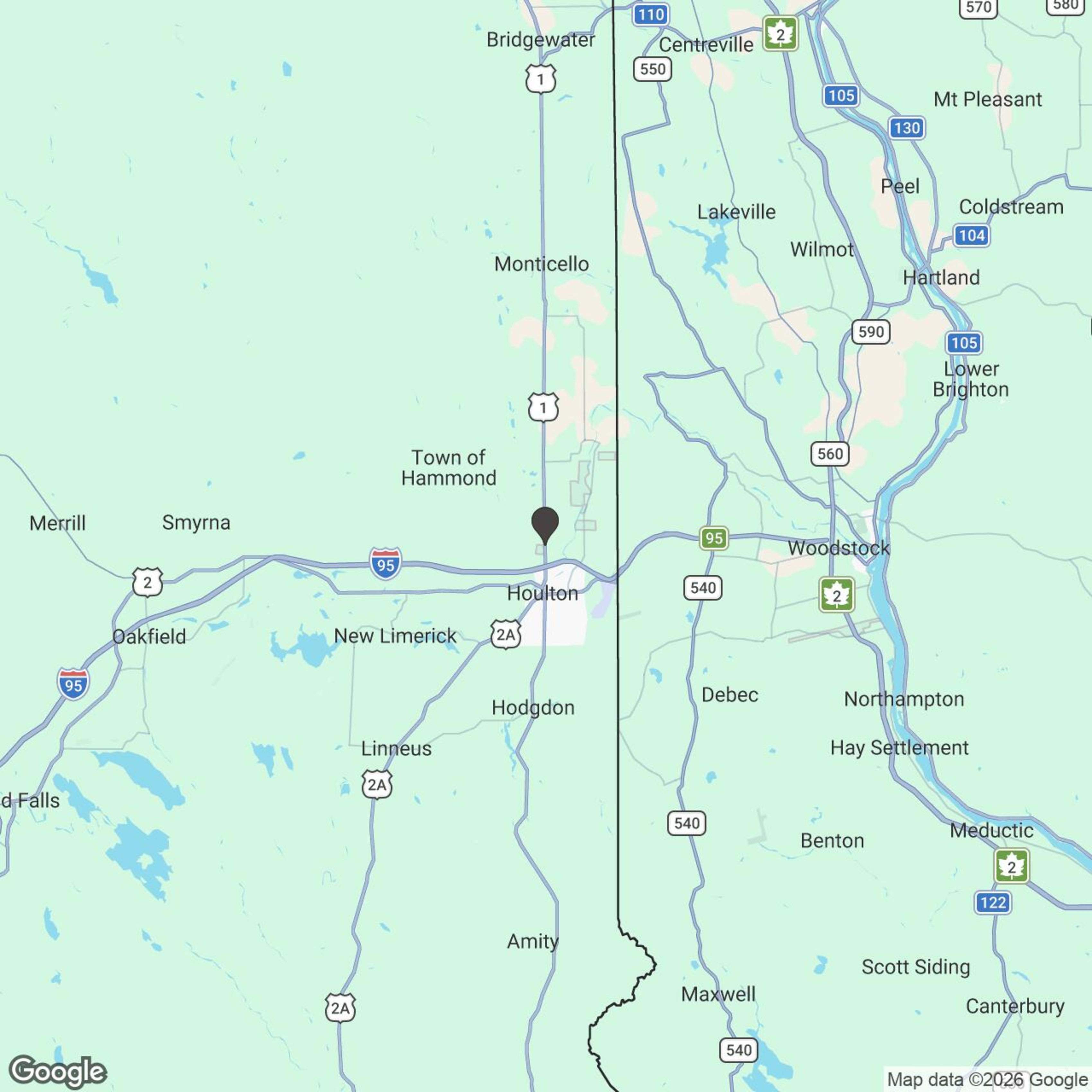 Map showing location of Half Day (4 Hours) & Full Day Rentals (8 Hours)
