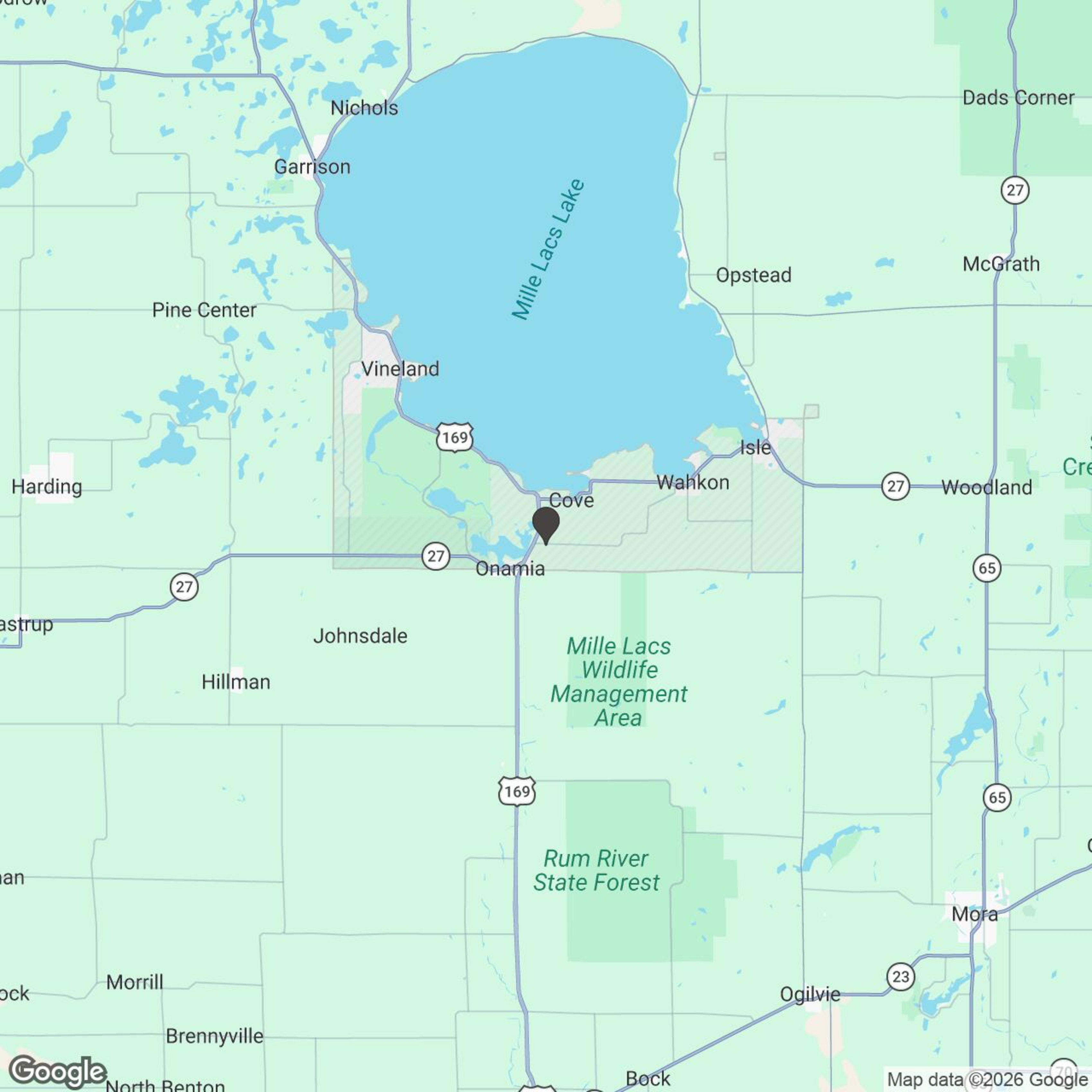 Map showing location of Northwoods Explorer | 2, 3 & 4-Hour Rentals