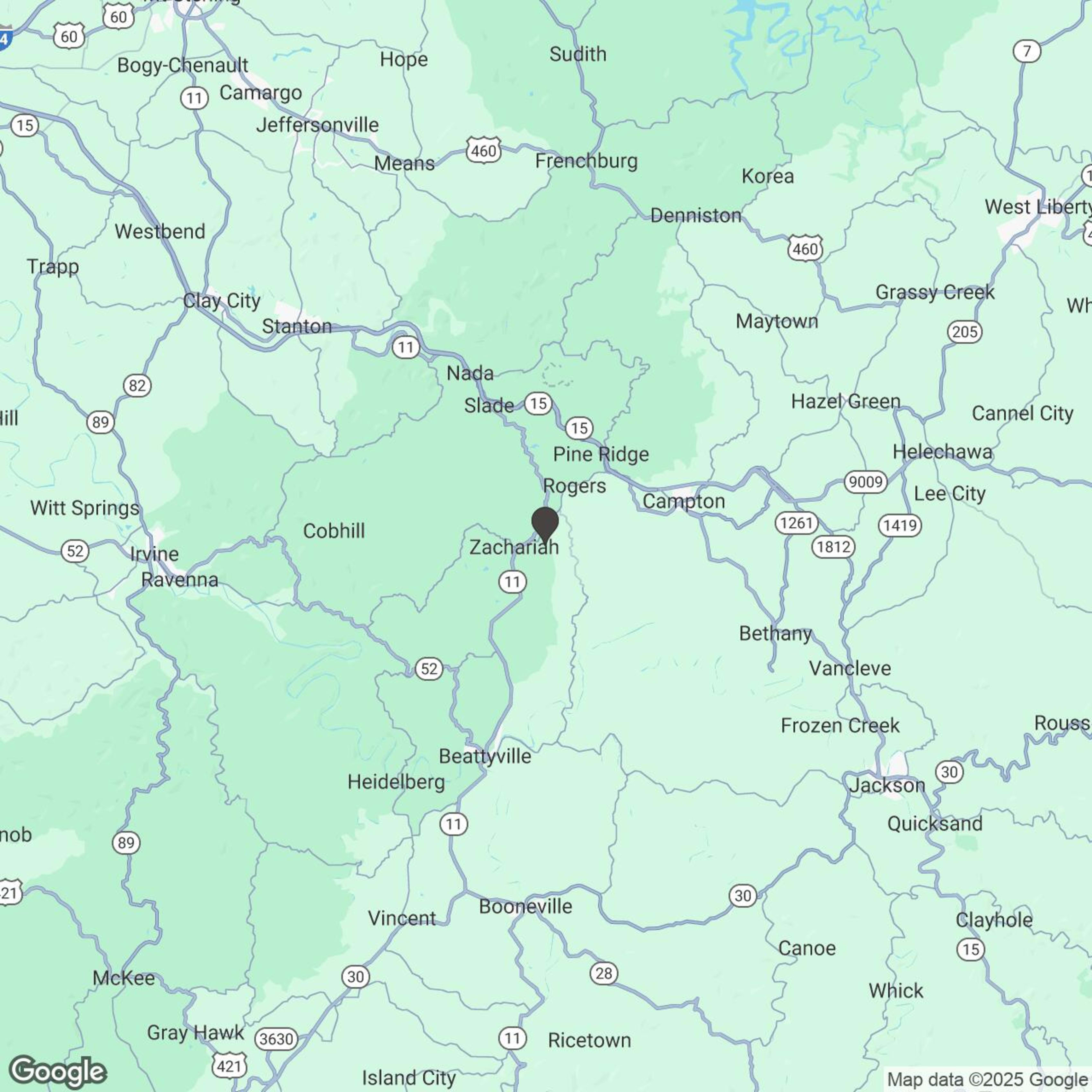 Map showing location of Guided Cliffview Adventure Tours RZR Rental (1.5-2 hrs)