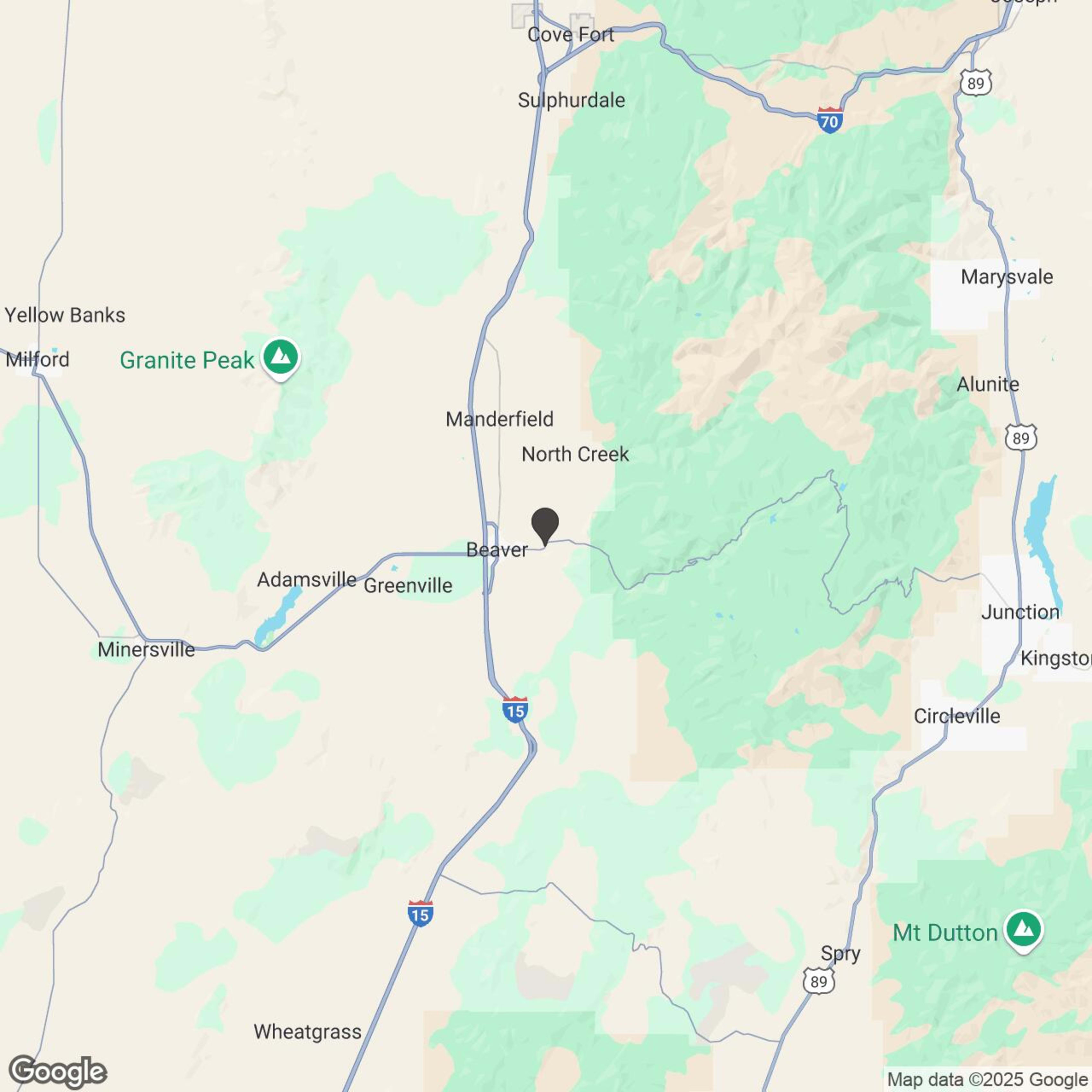 Map showing location of Guided: Big Flat Snowmobile Tour