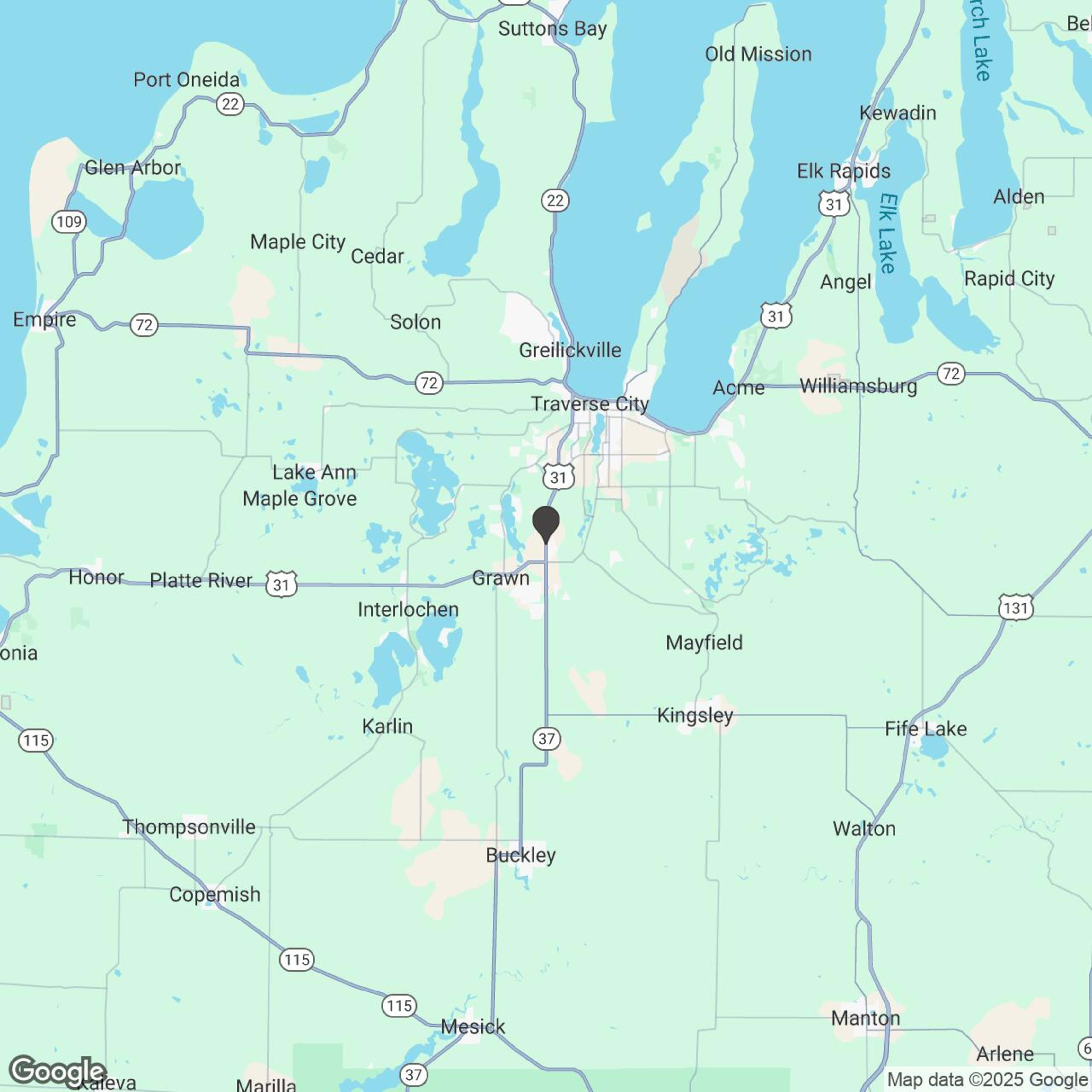 Map showing location of Double Decker Pontoon Rentals