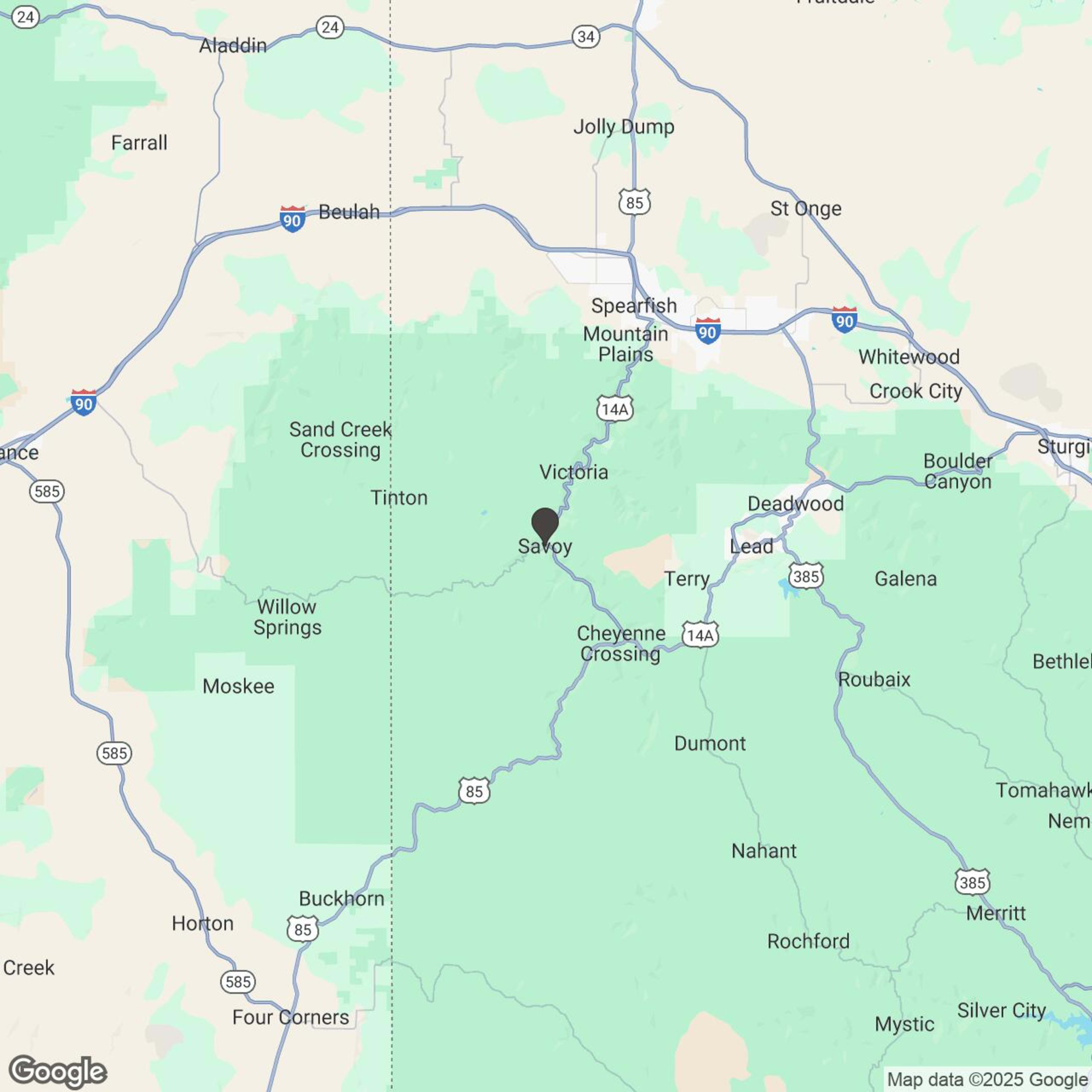 Map showing location of UTV Rental - Single Day