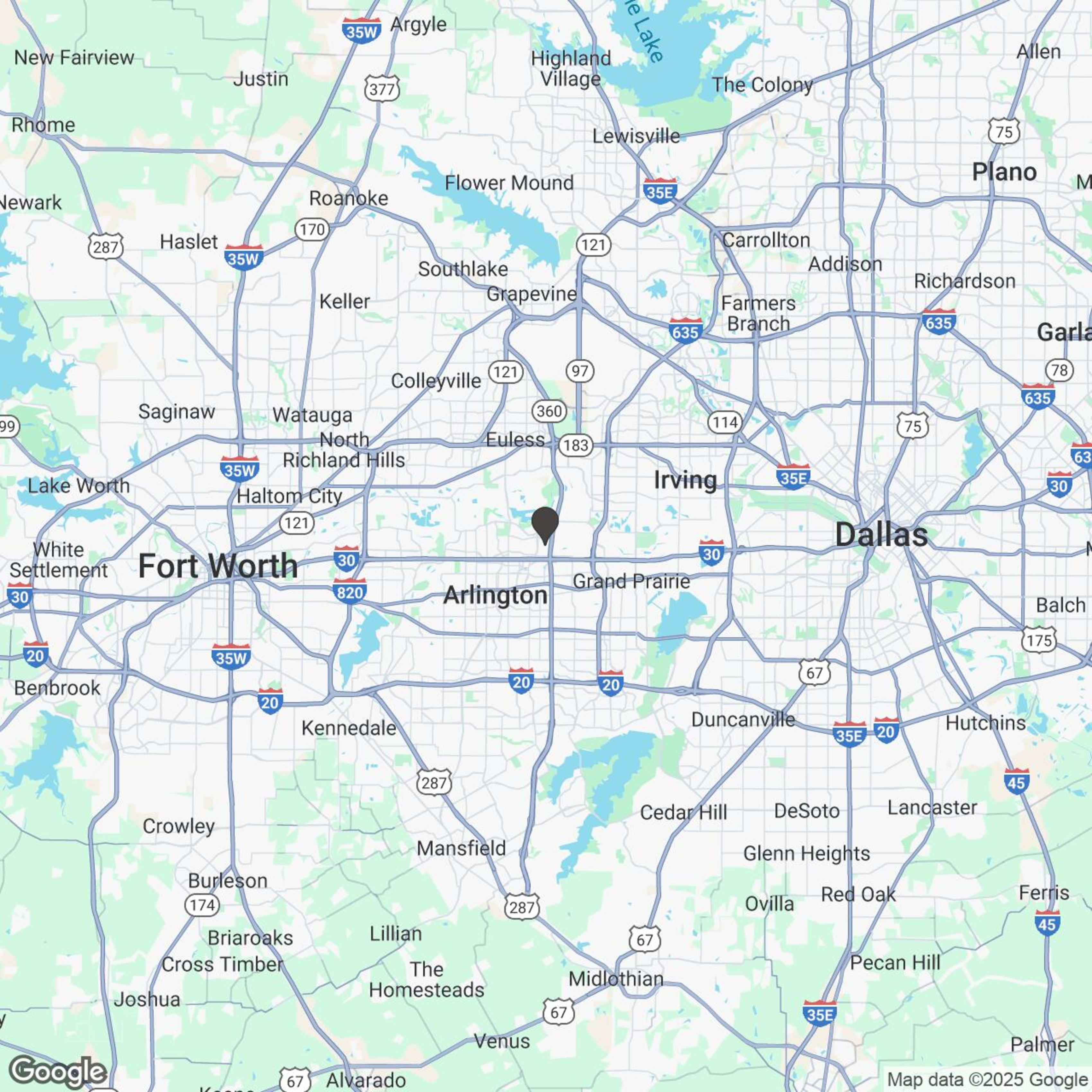 Map showing location of Dinosaur Valley Day Trip (8 Hour/GPS Guided)