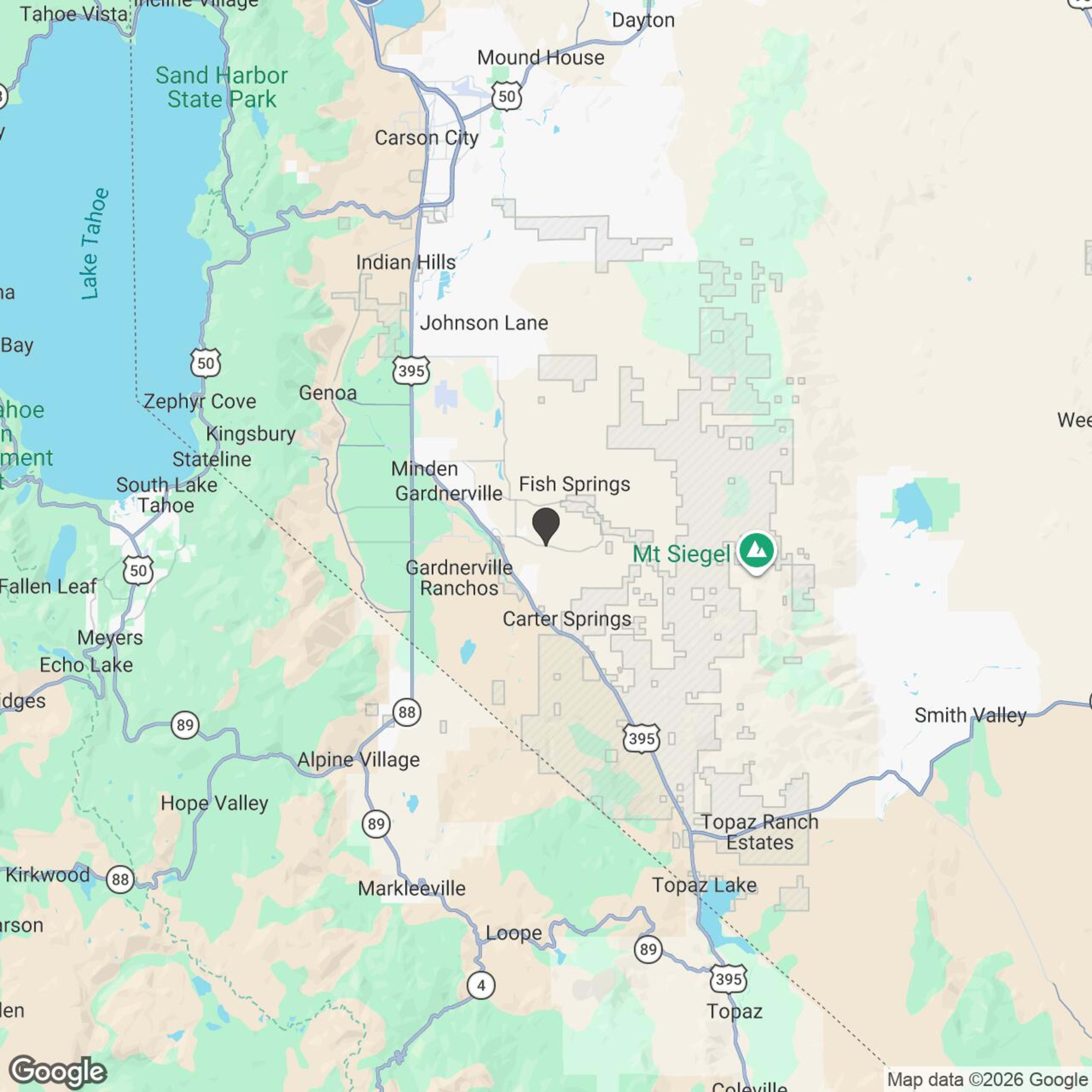 Map showing location of Team-Building Event
