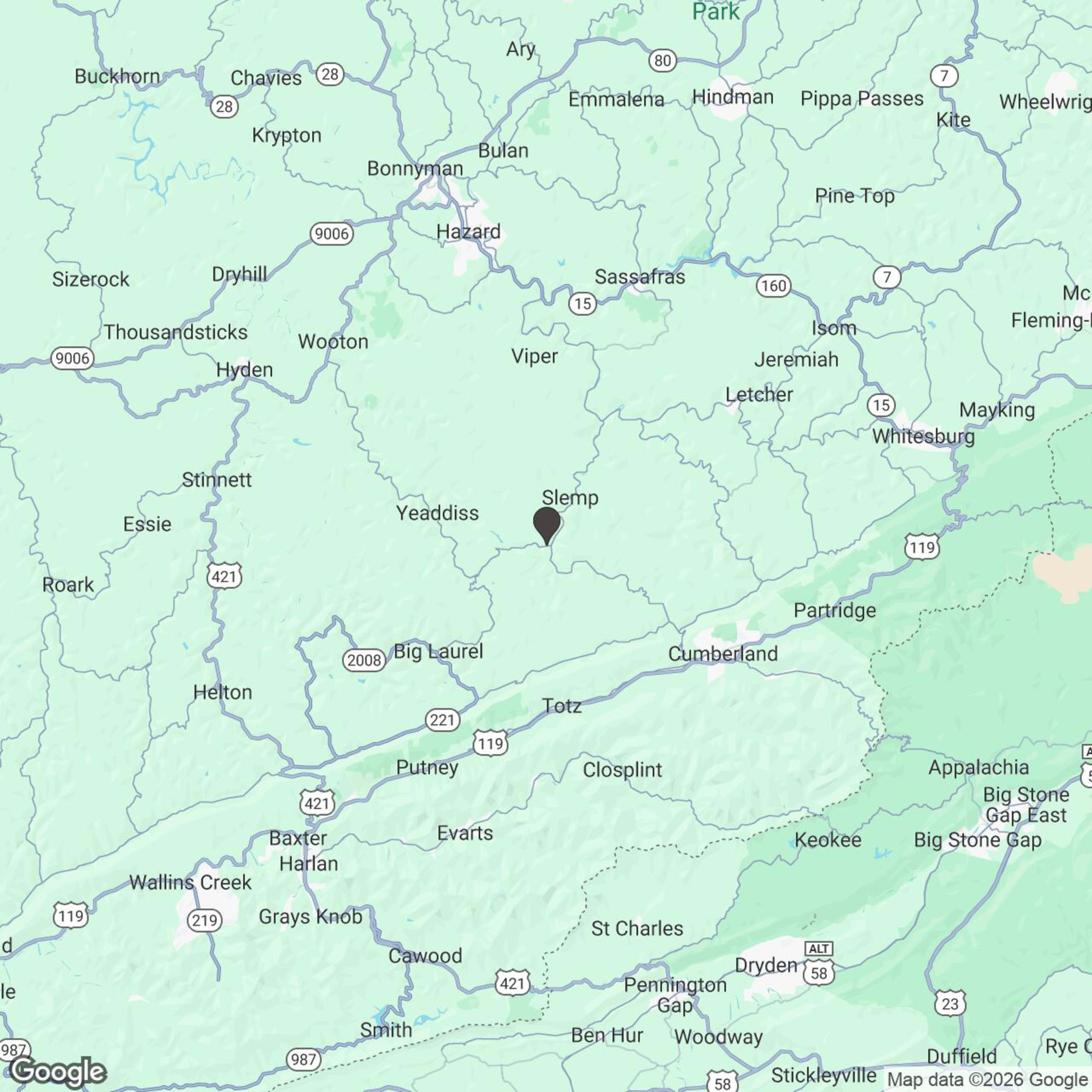 Map showing location of 4 Hour Guided Tour