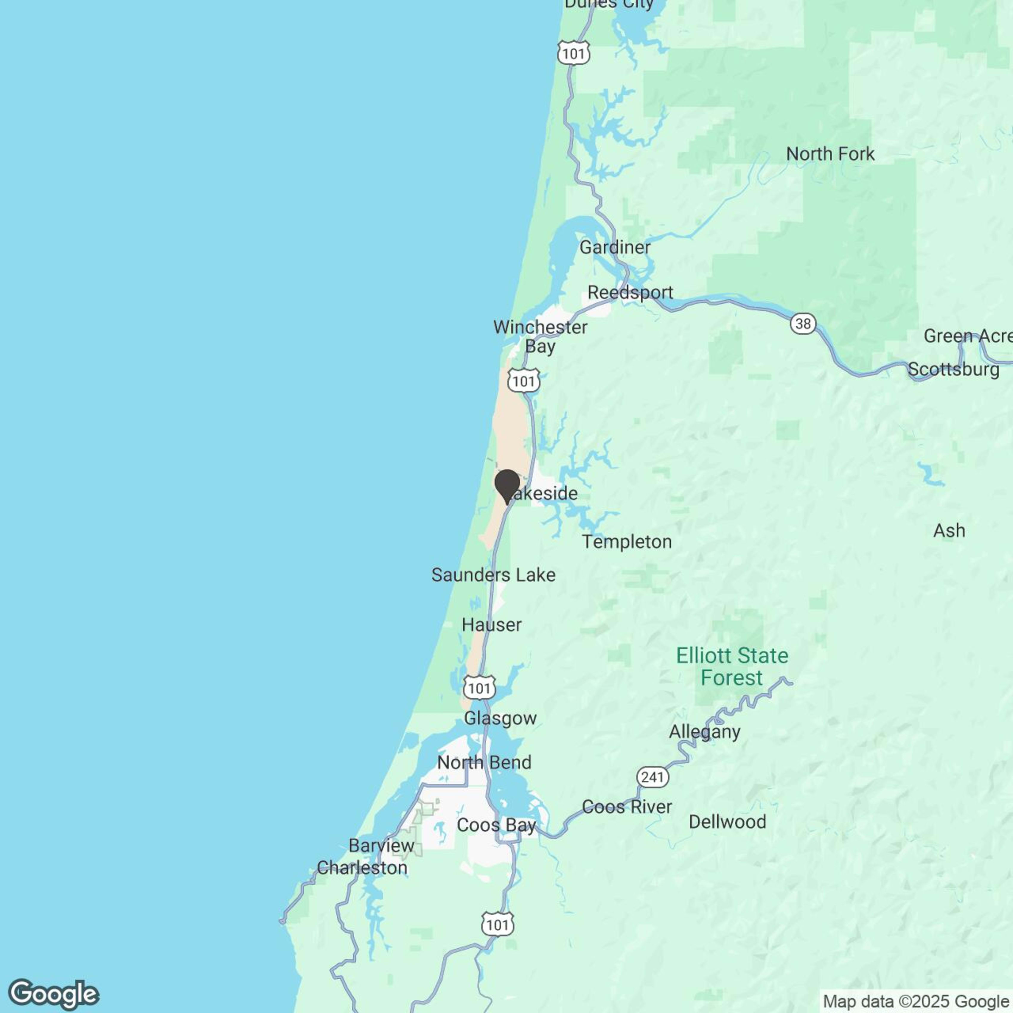 Map showing location of Follow Me Tour