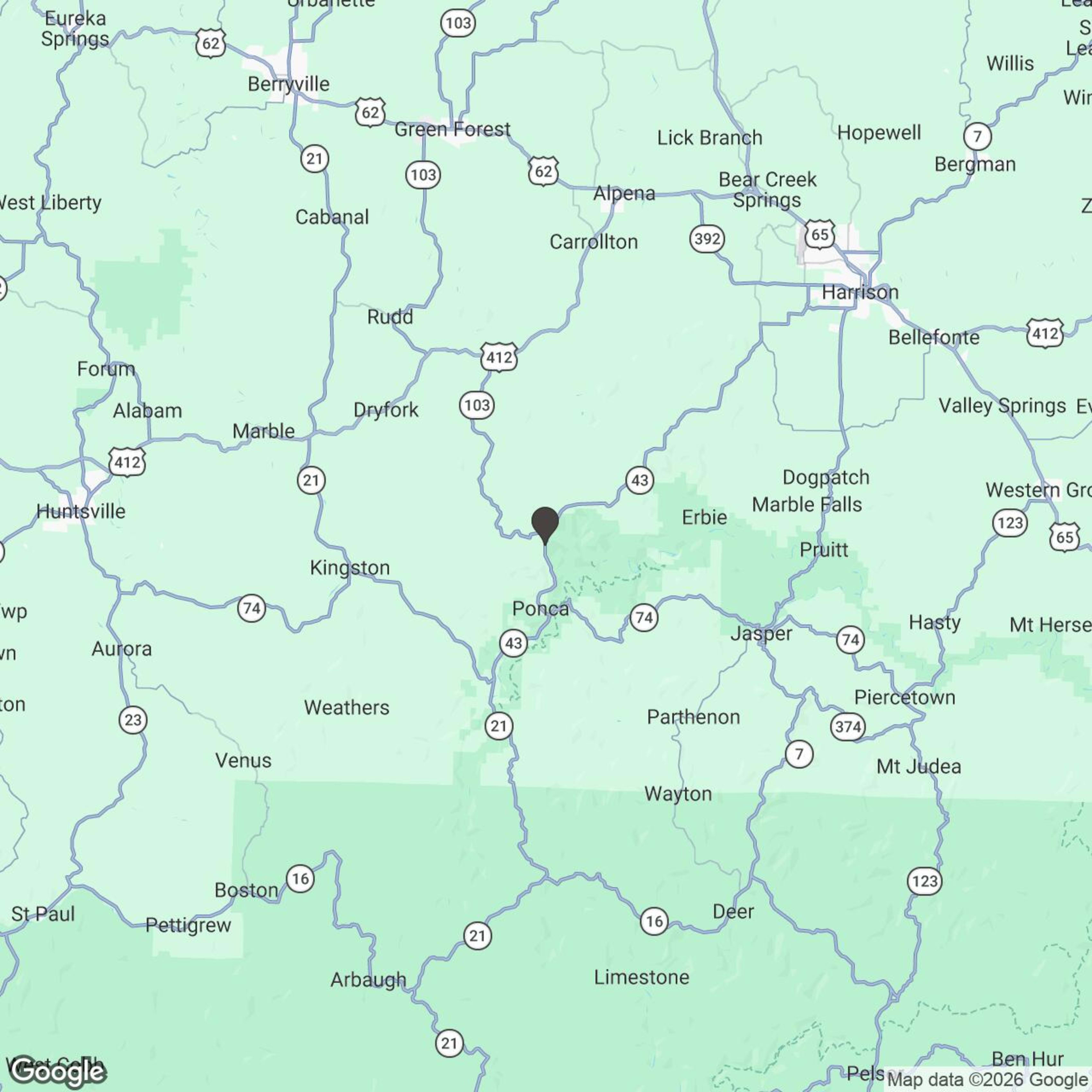 Map showing location of Slingshot Rental