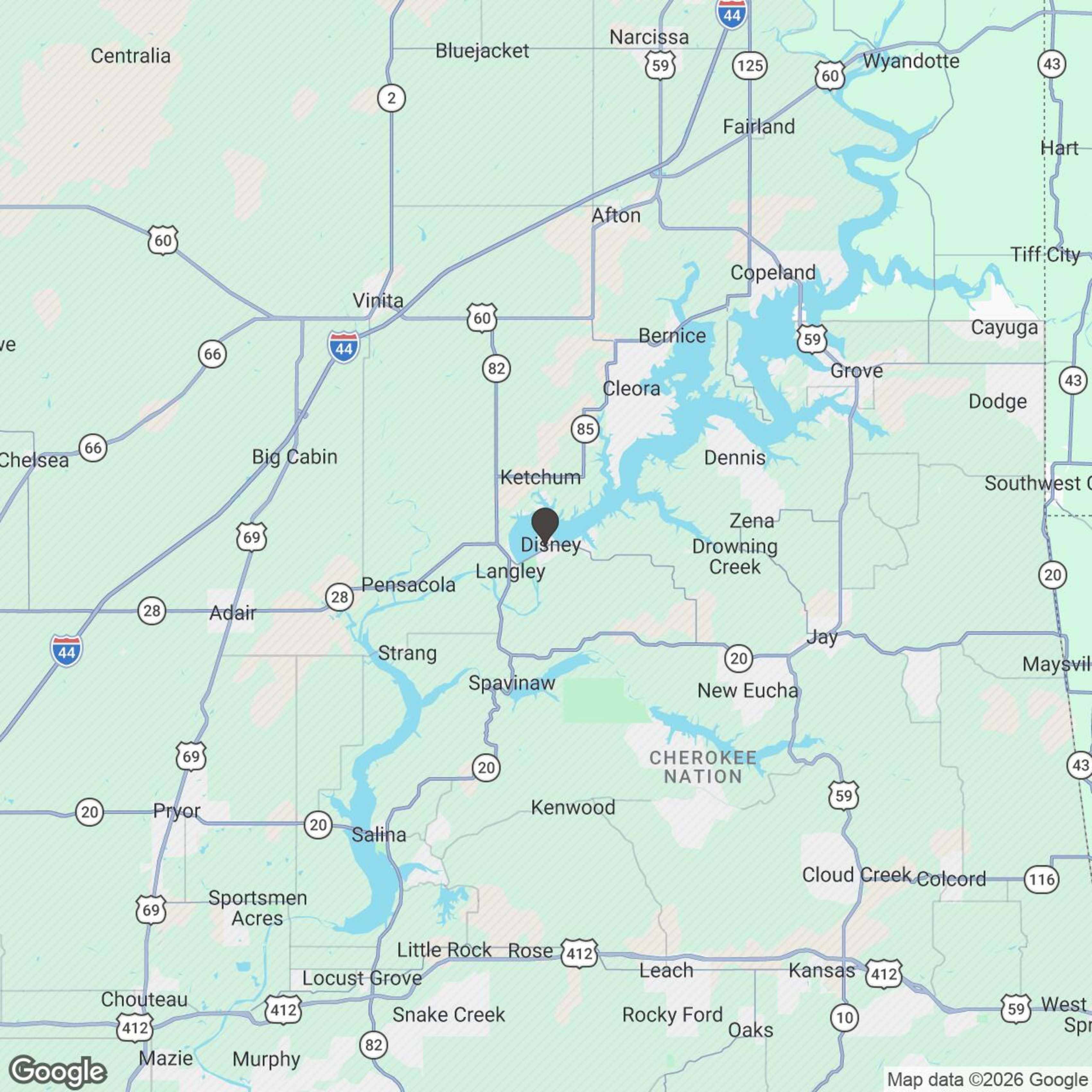 Map showing location of Guided UTV Trail Ride - Disney's Most Legendary Trails
