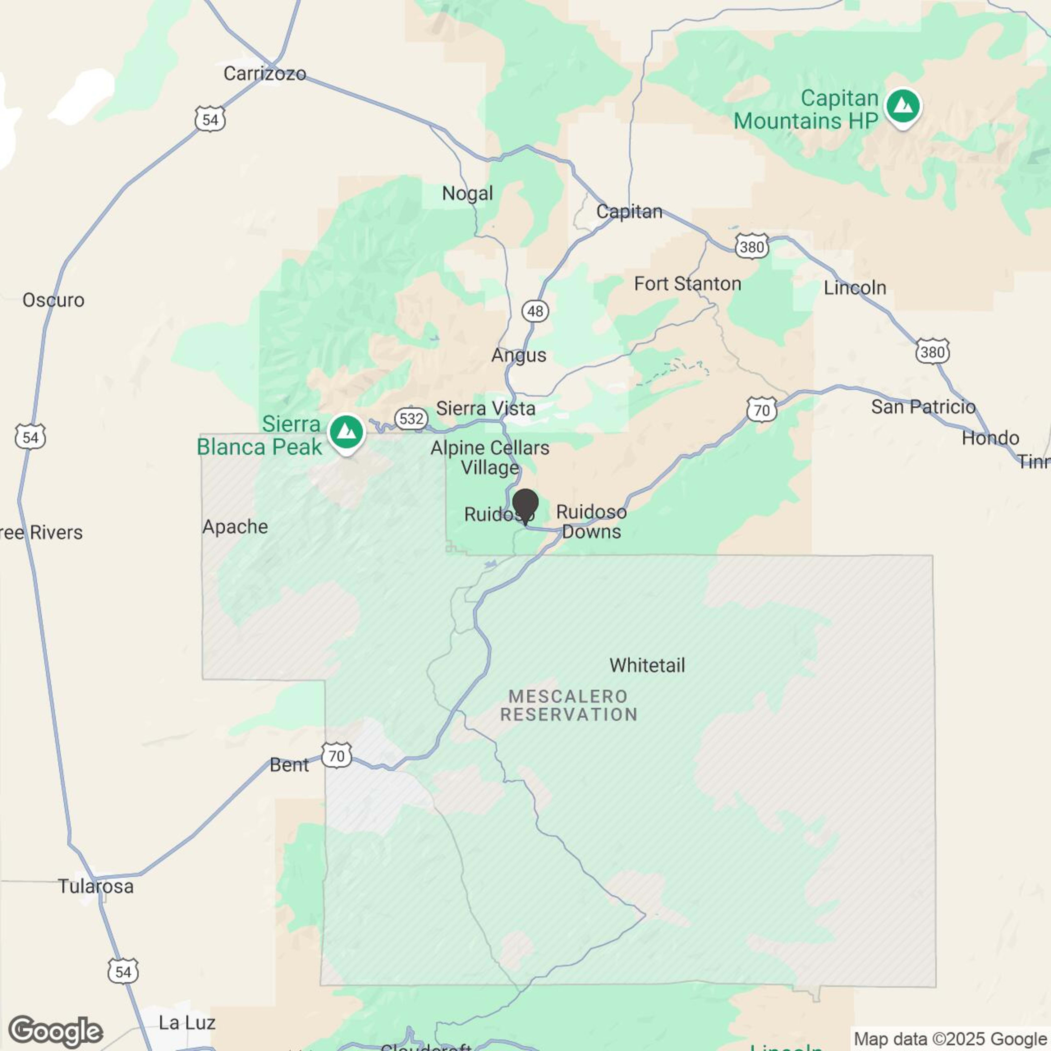 Map showing location of 2 Hour | Monjeau Lookout