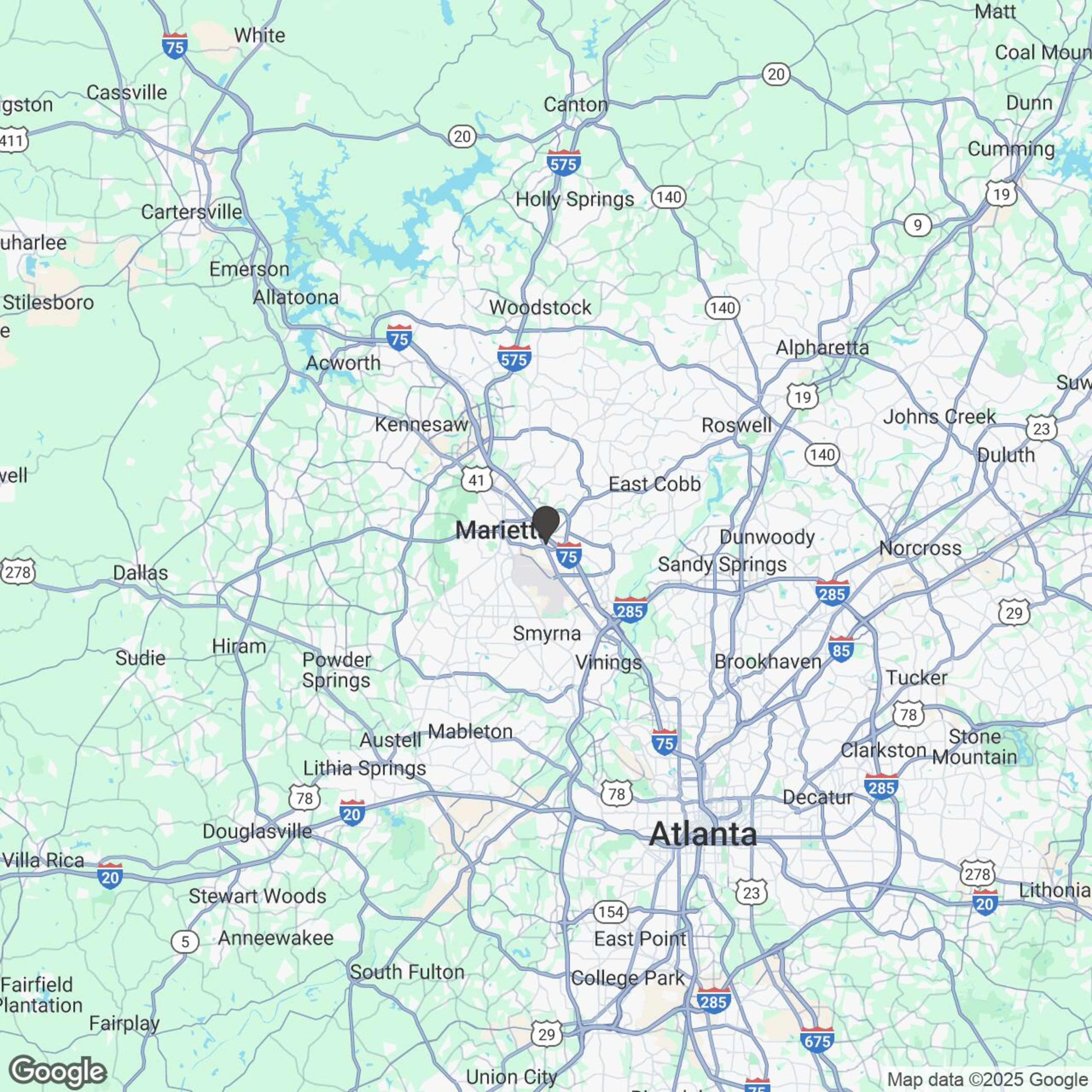 Map showing location of Joy Ride ATL!! (Full-Day)