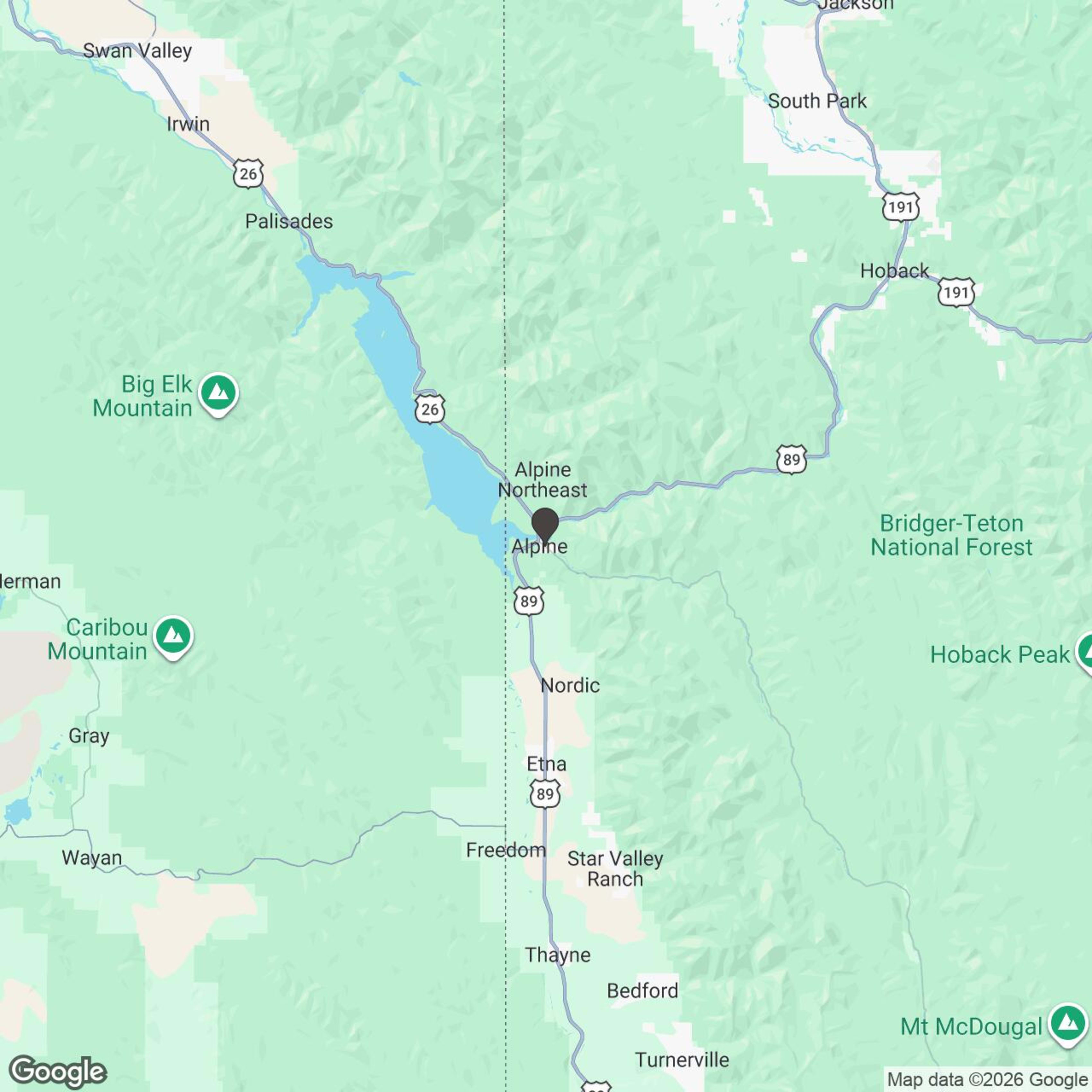 Map showing location of Off Road Rentals