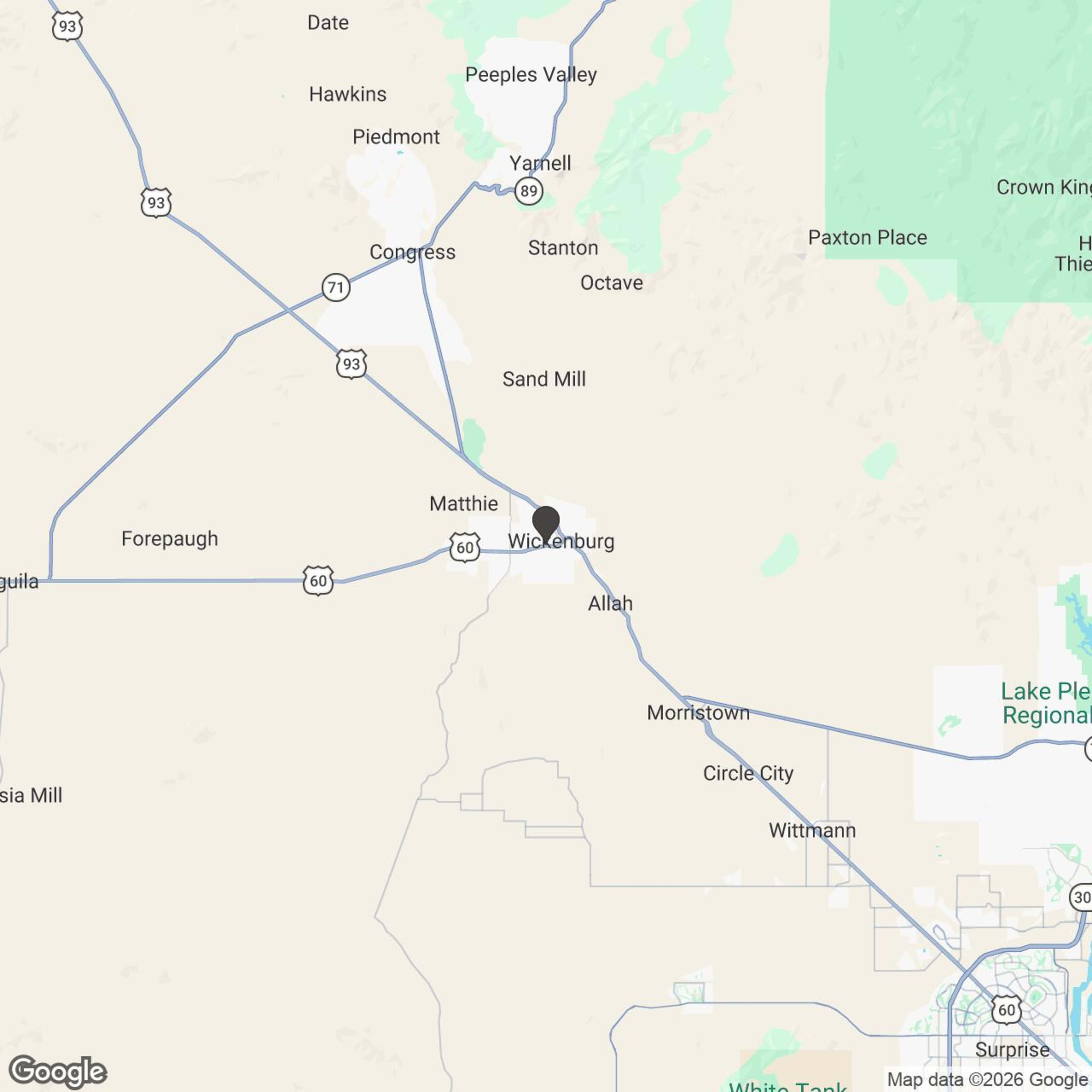 Map showing location of 2 Hour Off Road Rental