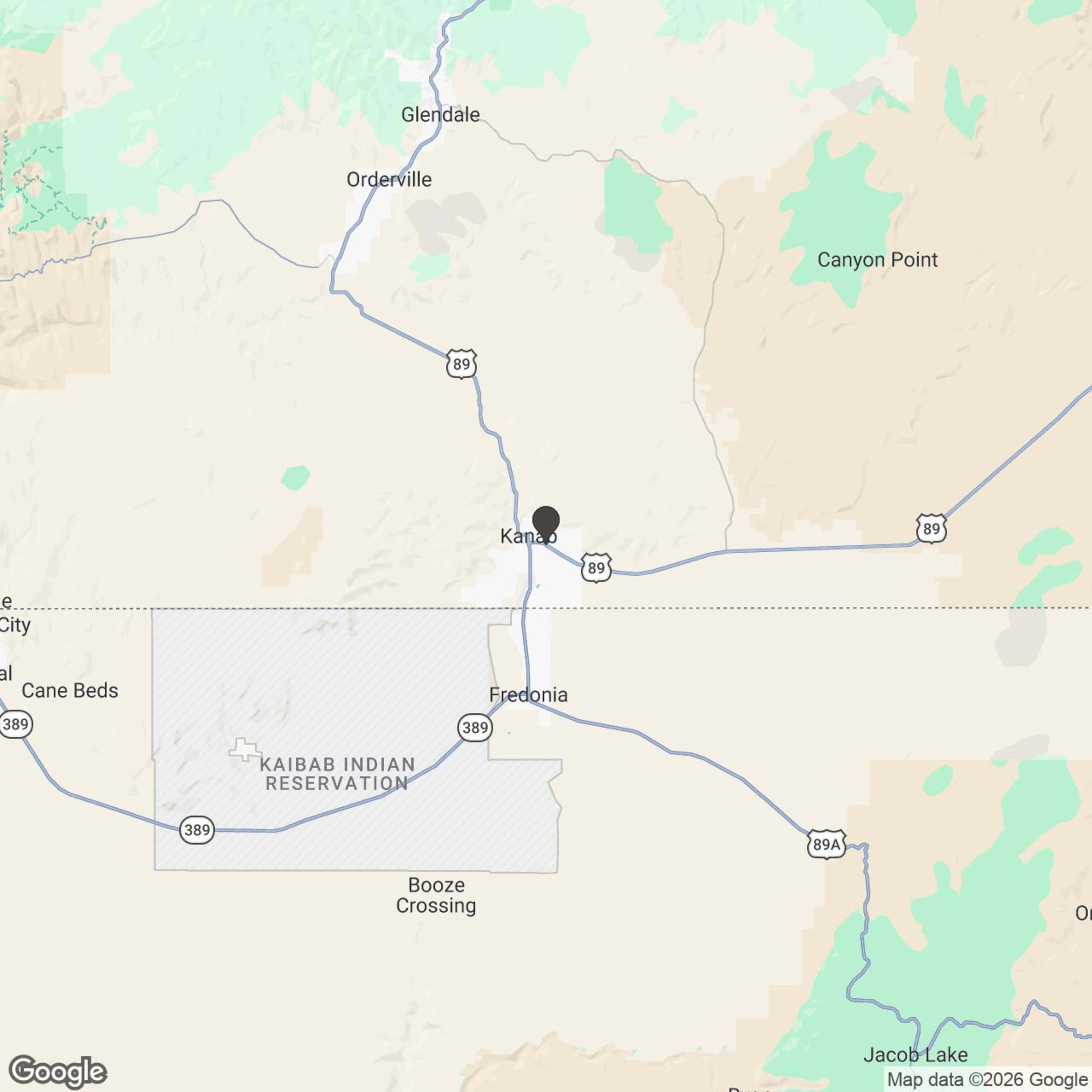 Map showing location of Bryce With Peek
