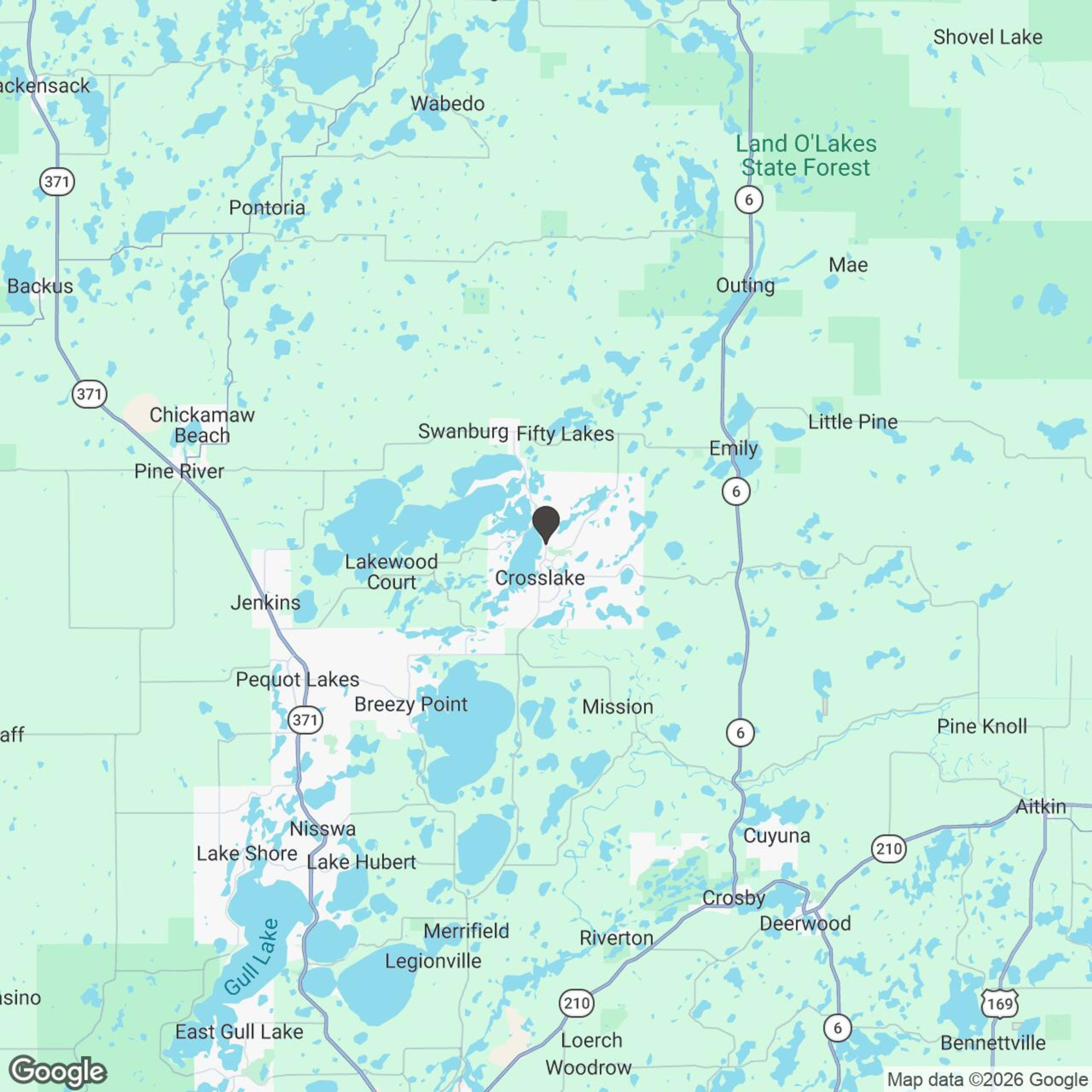 Map showing location of Moose River Trail Ride