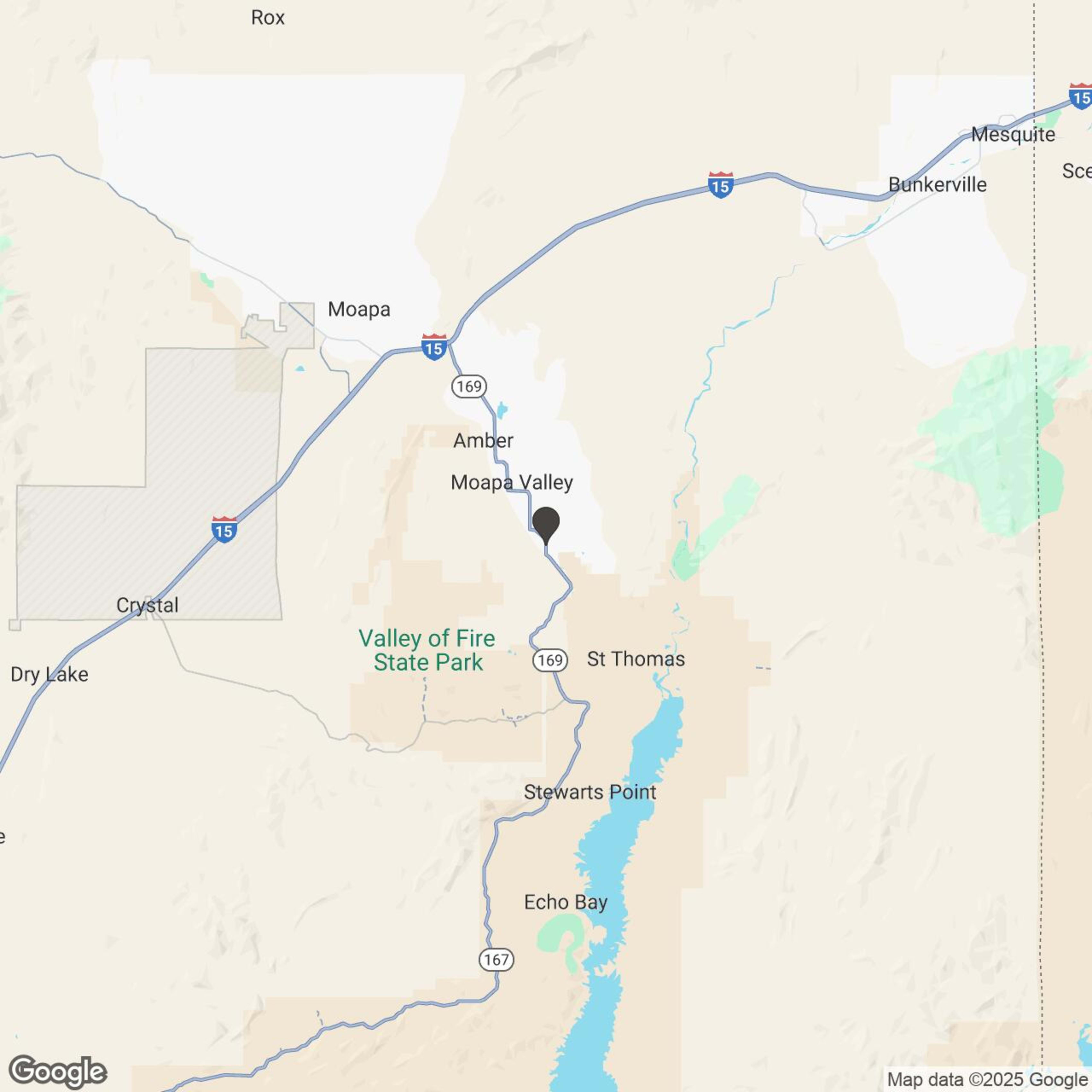 Map showing location of Logandale Trails/Valley Of Fire Adventure - 4 & 6 Hour Rental