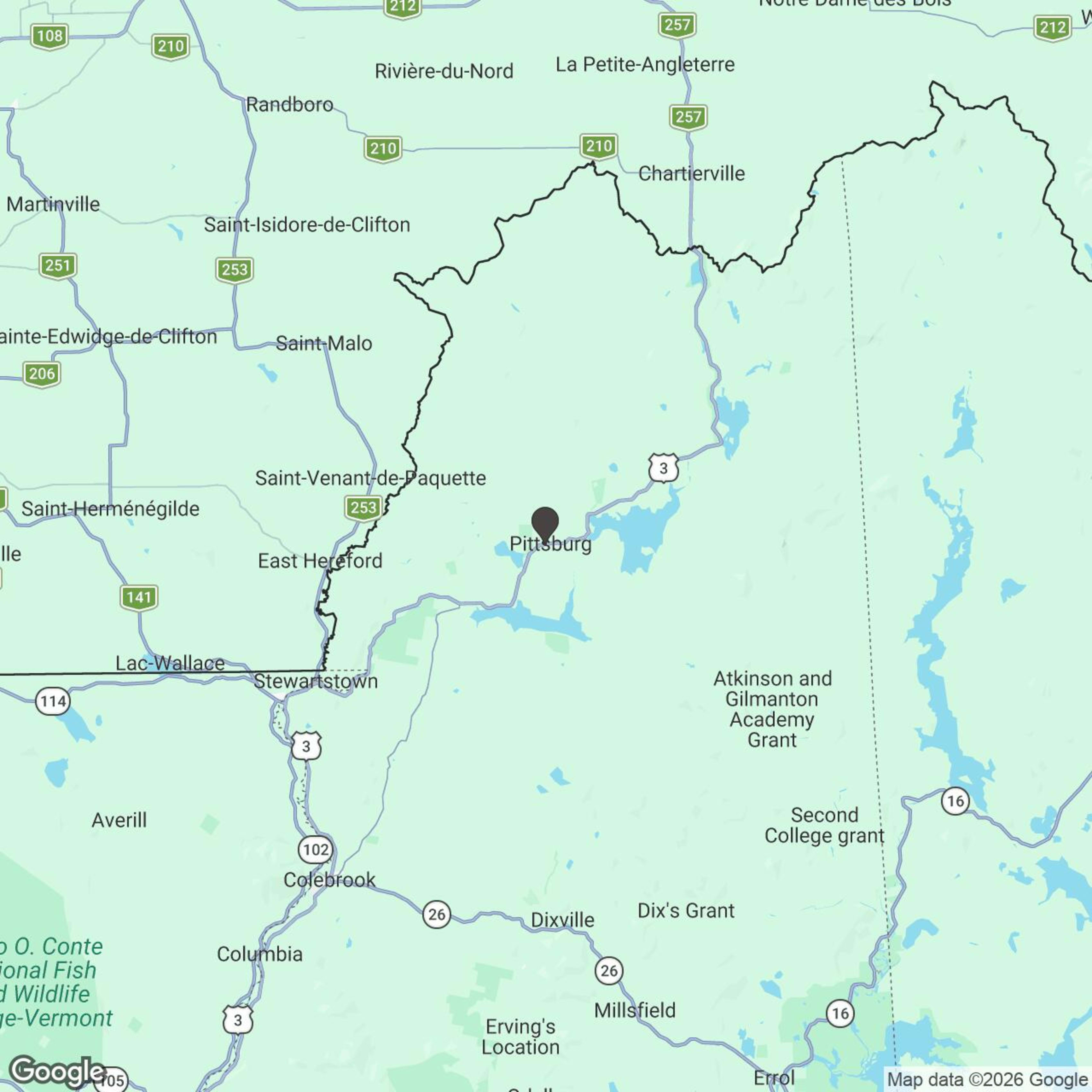 Map showing location of Polaris Ranger Crew NorthStar | Multi-Day Pittsburg